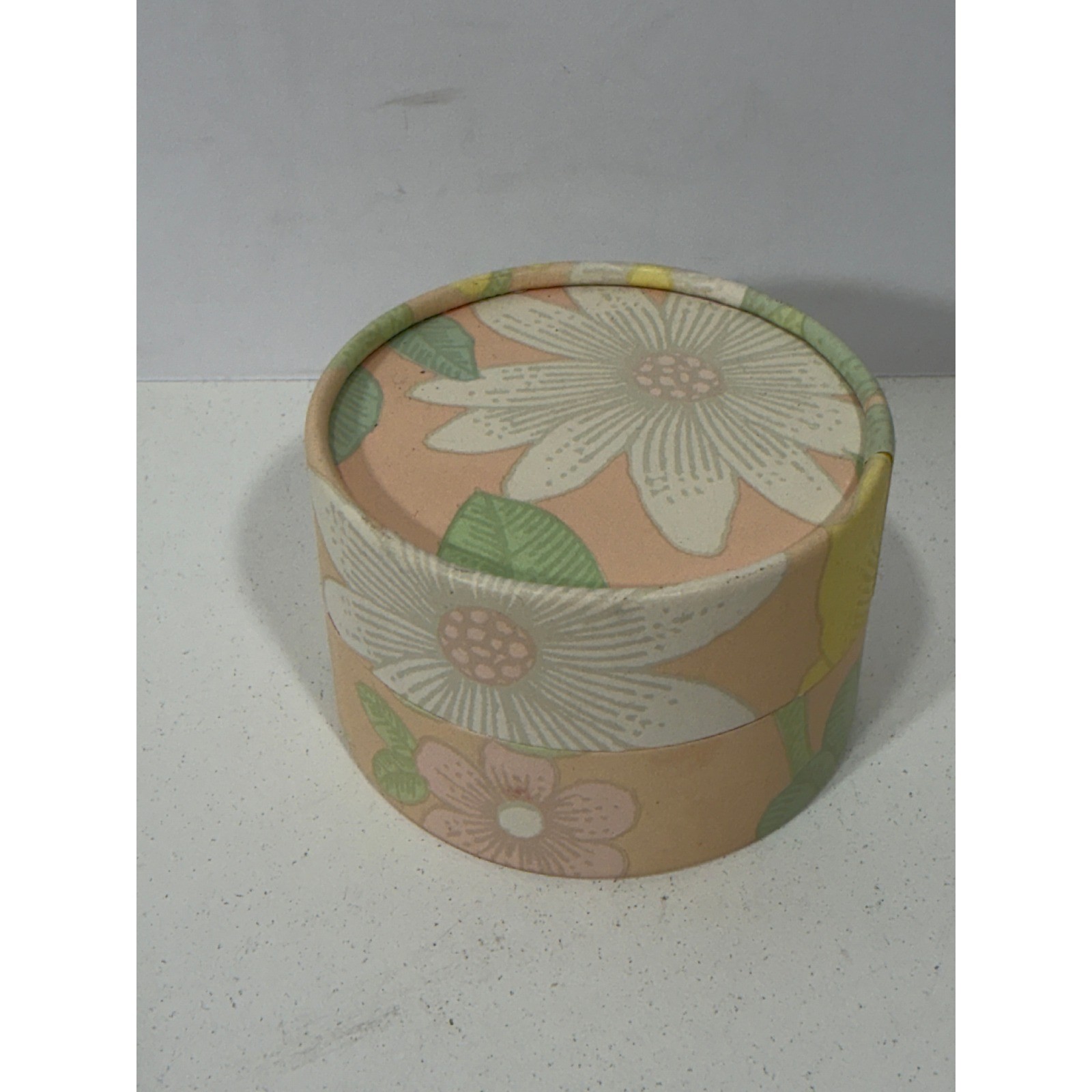 Vintage Clinique Blended Face Powder Floral Box Transparency 2 Collectible 90's