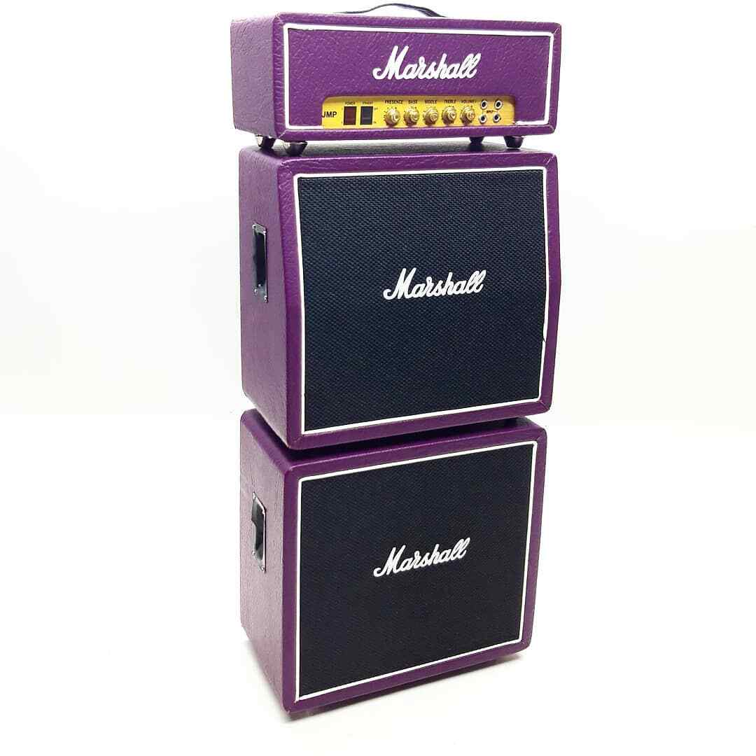 MARSHALL JIMI HENDRIX MINI GUITAR AMPLIFIER AMP STACK PURPLE HAZE EDITION    