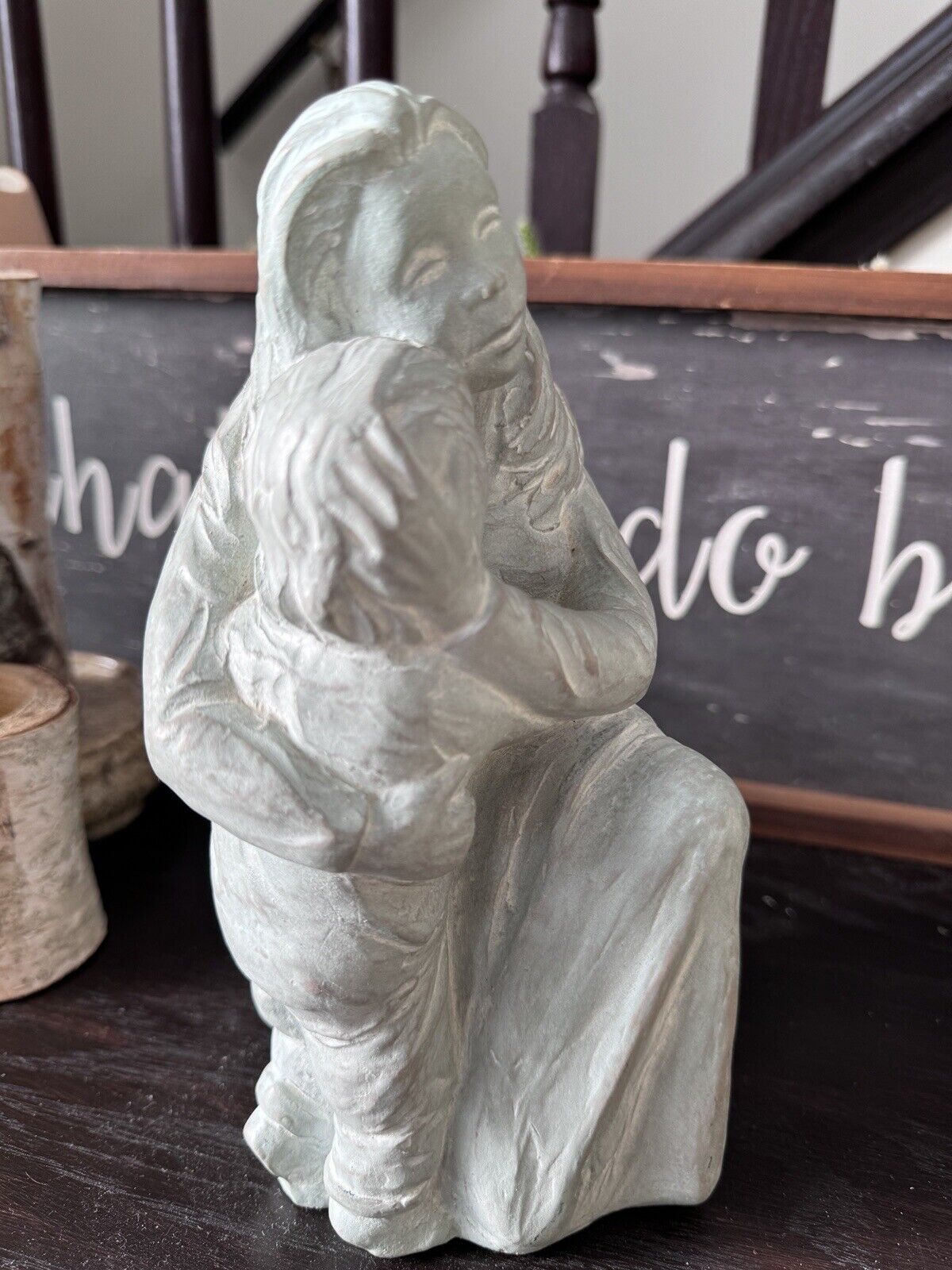 Mother And A Child Statue By Isabell Bloom