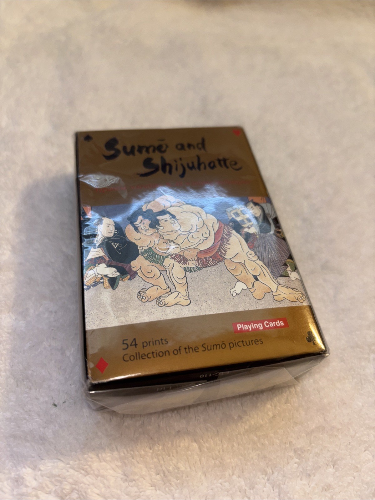 Japanese Sumo & Shijuhatte Playing Cards – Collectible Deck - Factory Sealed
