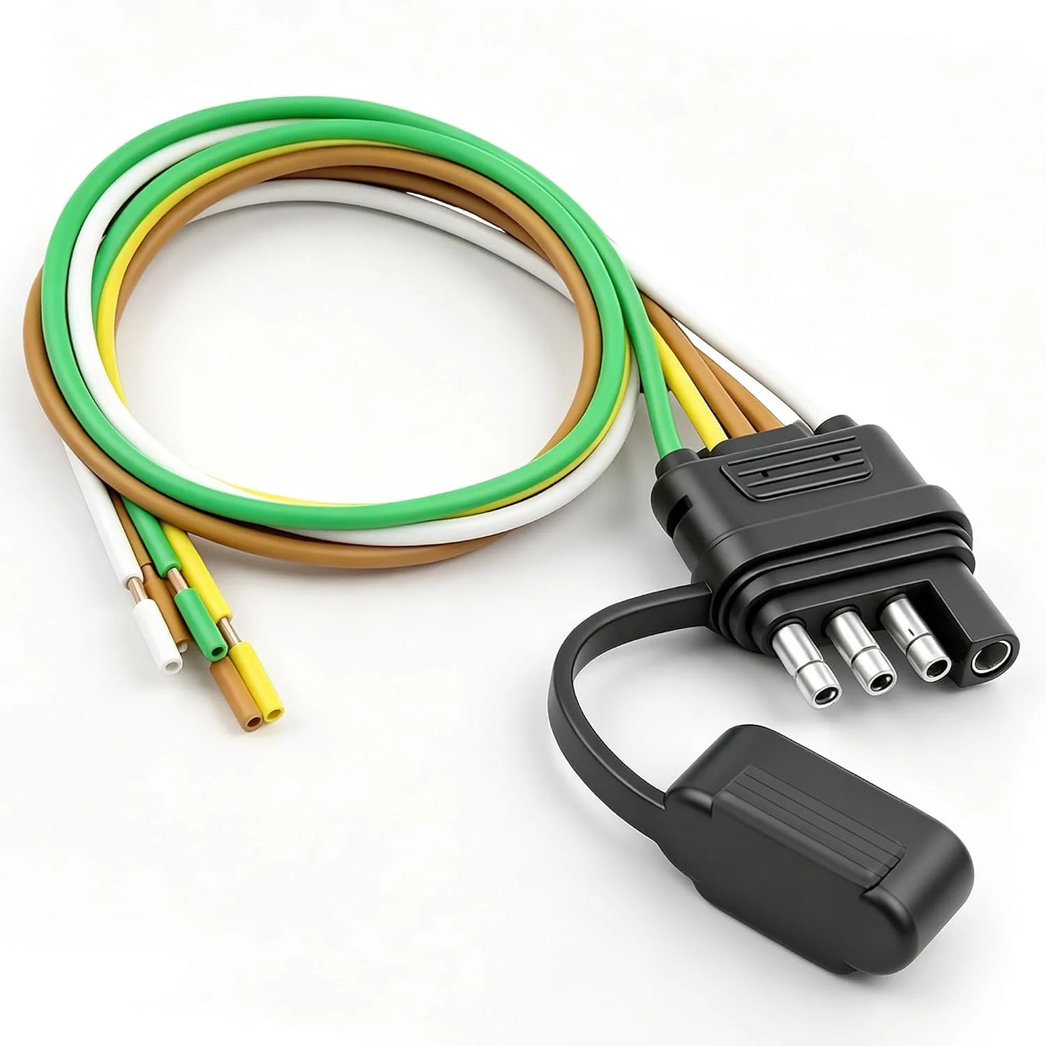 4 Pin 5 Wire Trailer Wiring Harness 0.45M,18AWG 4 Pin Trailer Lamp Socket | (wit 4 Pin 5 Wire Trailer Wiring Harness 0.45M,18AWG 4 Pin Trailer Lamp Socket | (wit