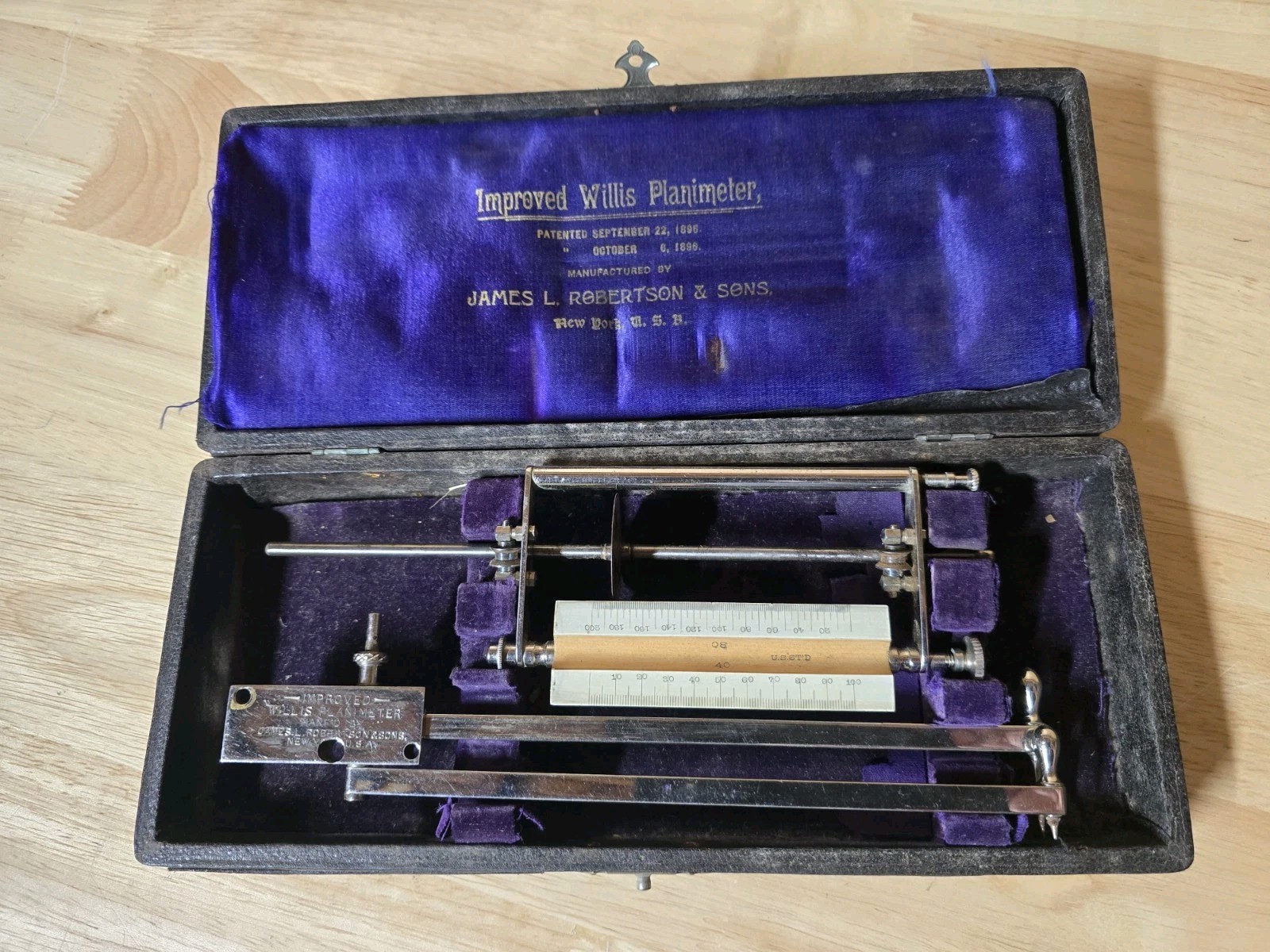 Planimeter/Platometer 1901 Antique James L. Roberts Company  