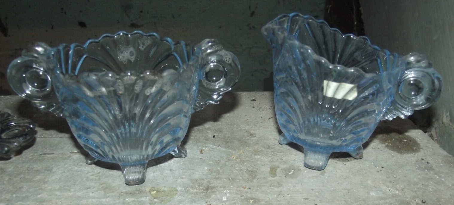 Cambridge Caprice blue elegant glass medium 3\