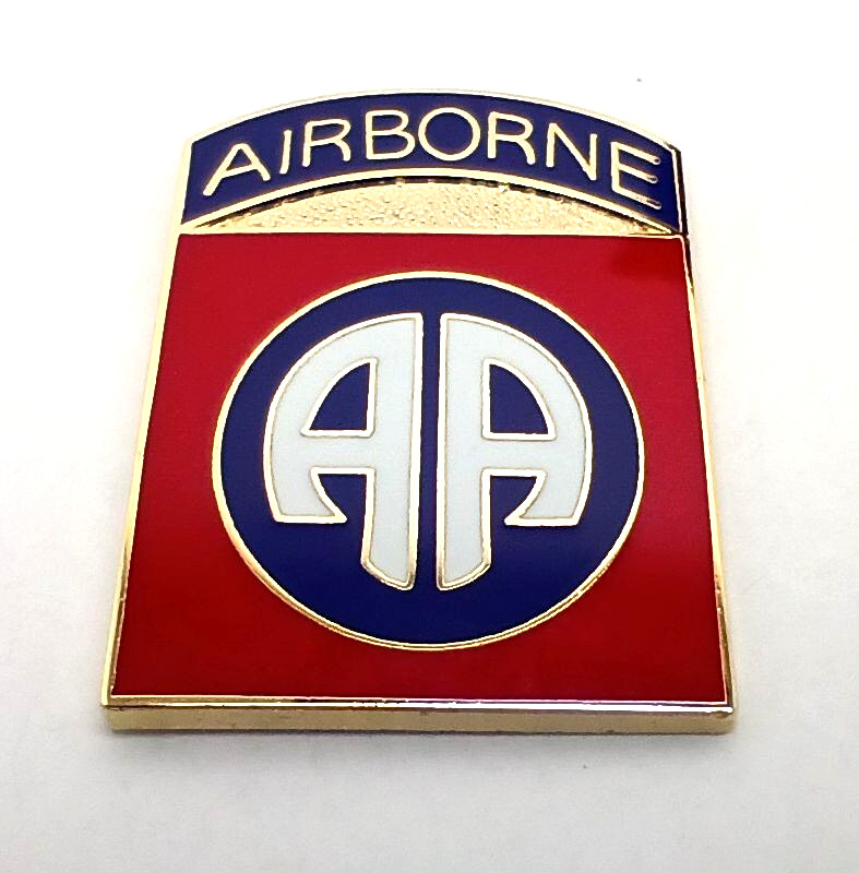 82nd Airborne Division Lapel Pin Hat Tie Tack Fort Bragg All the Way  XVIII