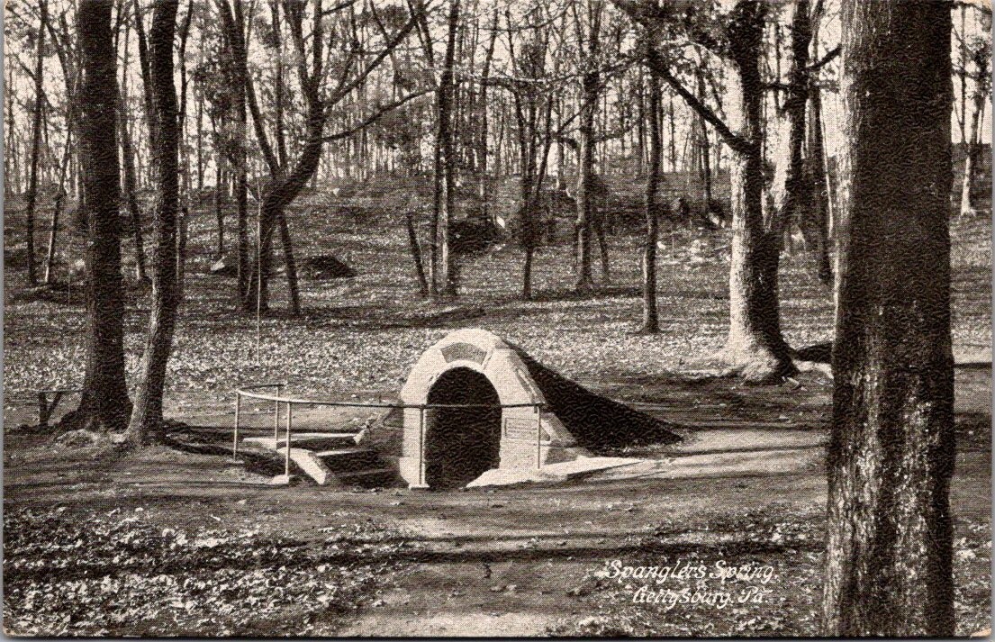 SPANGLER\'S SPRING Gettysburg, Pennsylvania PA Postcard