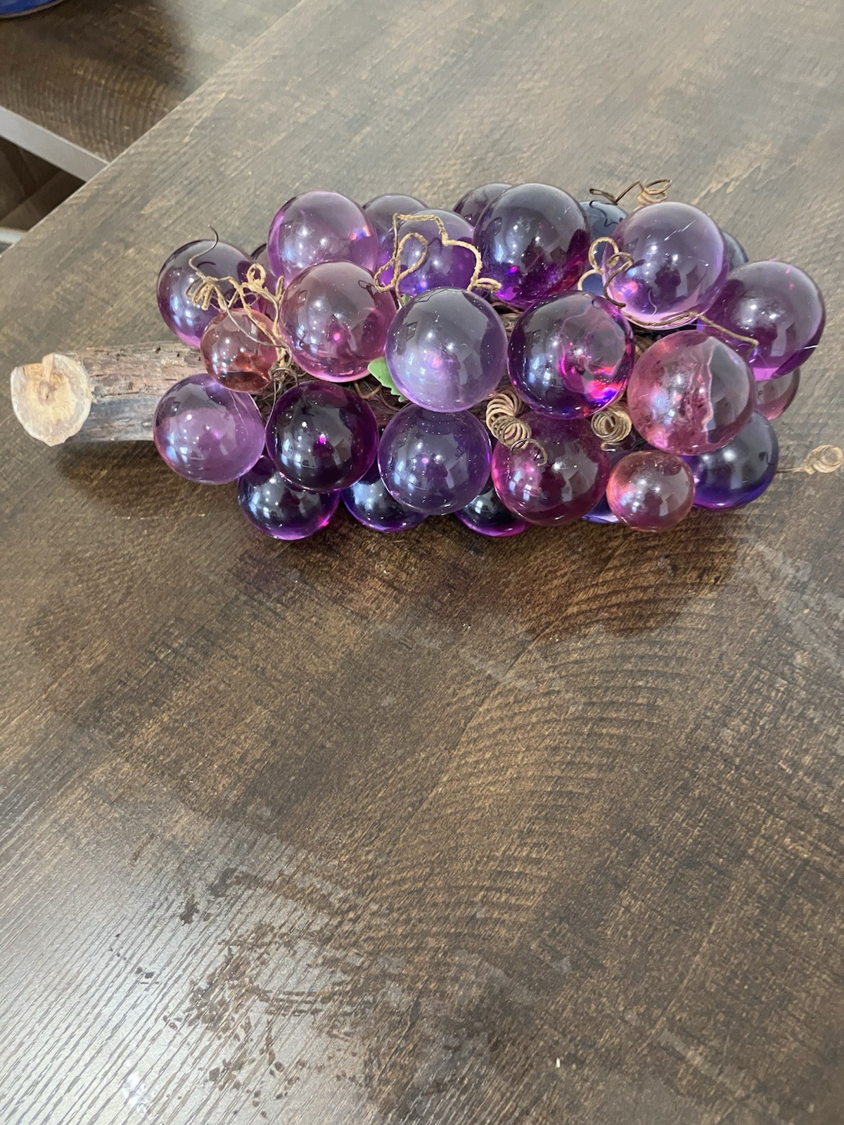Vintage Lucite Grapes