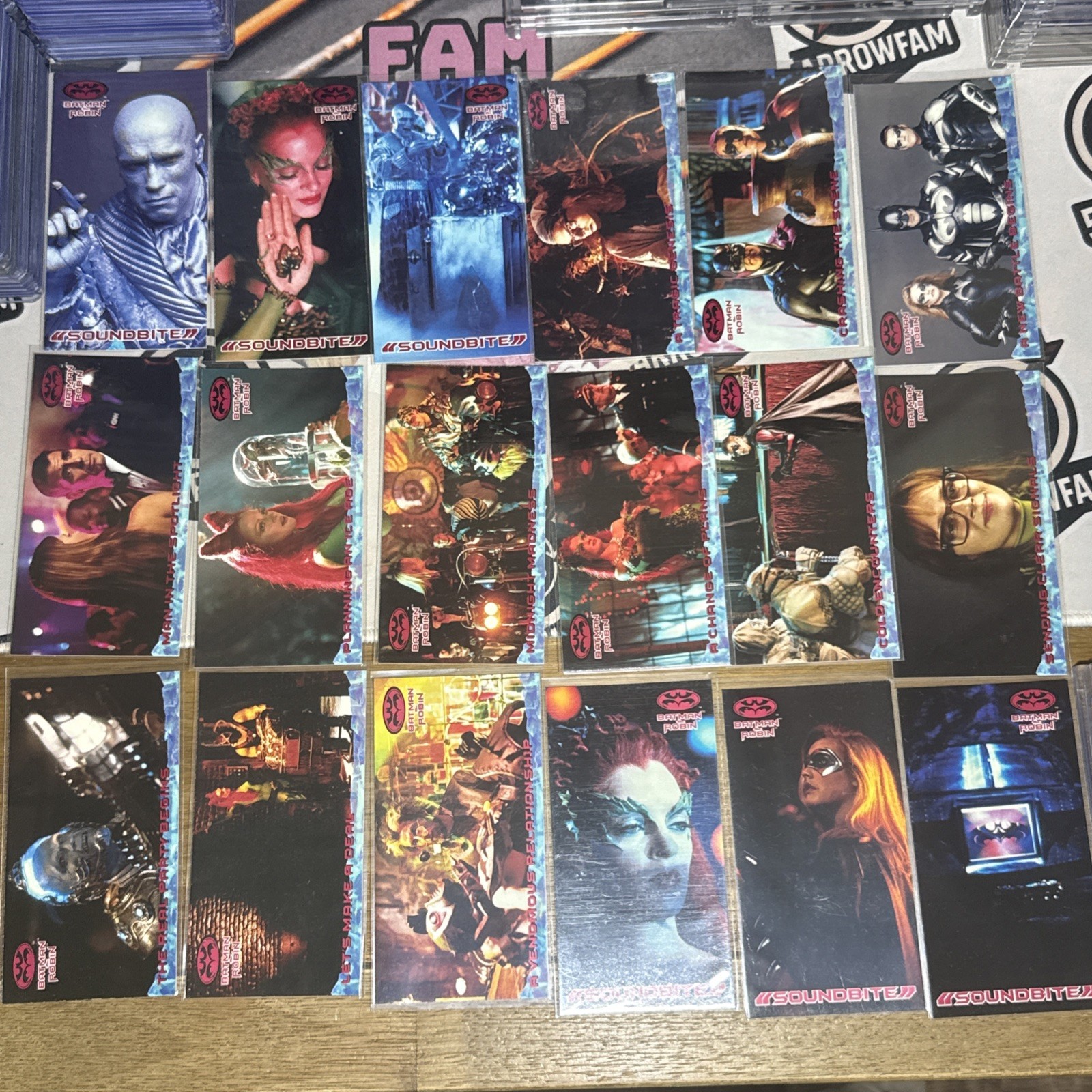 1997 Skybox DC Batman And Robin 37 Card Lot