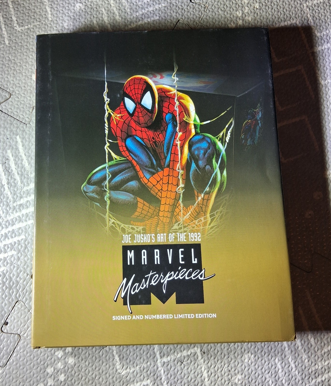 Joe Jusko's Art of the 1992 Marvel Masterpieces Signed & Numbered HC w/ Slipcase