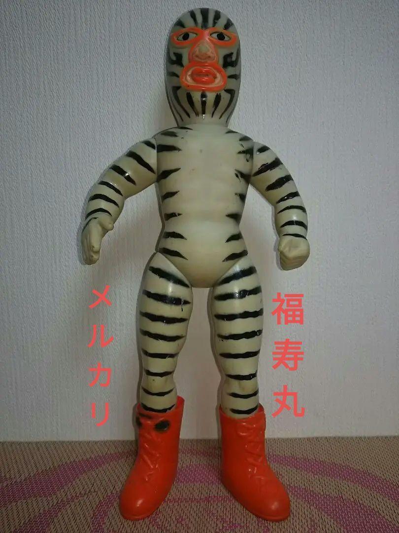 Rare Tiger Mask Great Zebra Soft Vinyl Figure
