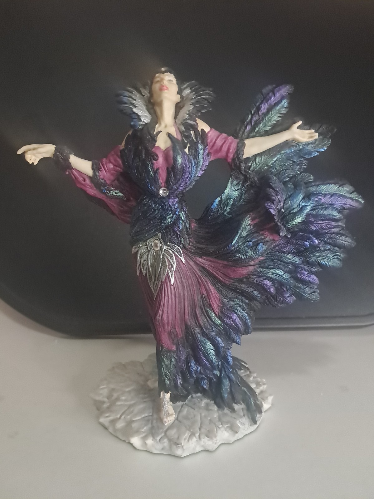 Vtg Enchantica Tuatara En2215 #1742 Figure Vtg With Coa Ltd Edition Figurine