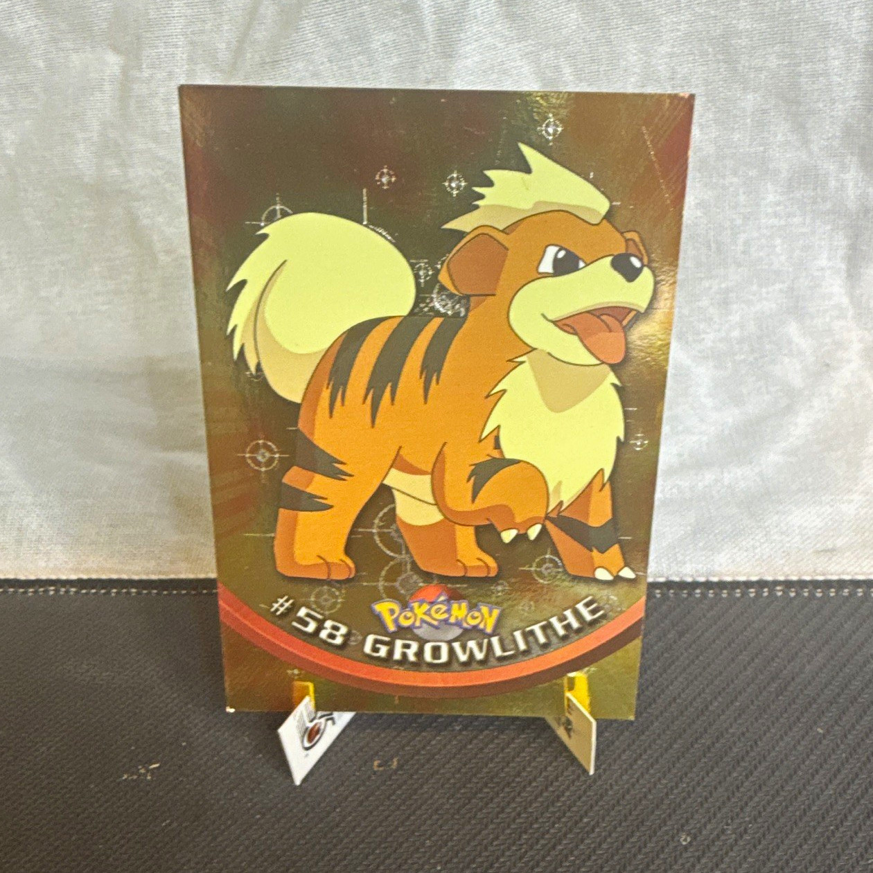 Topps Pokémon TV Animation Edition Growlithe #58 Holo Card English EN
