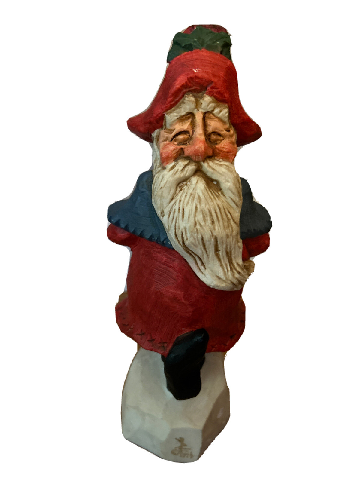 1994 David Frykman Collection Santa Claus Figure Statue Oh the Joy Original 10