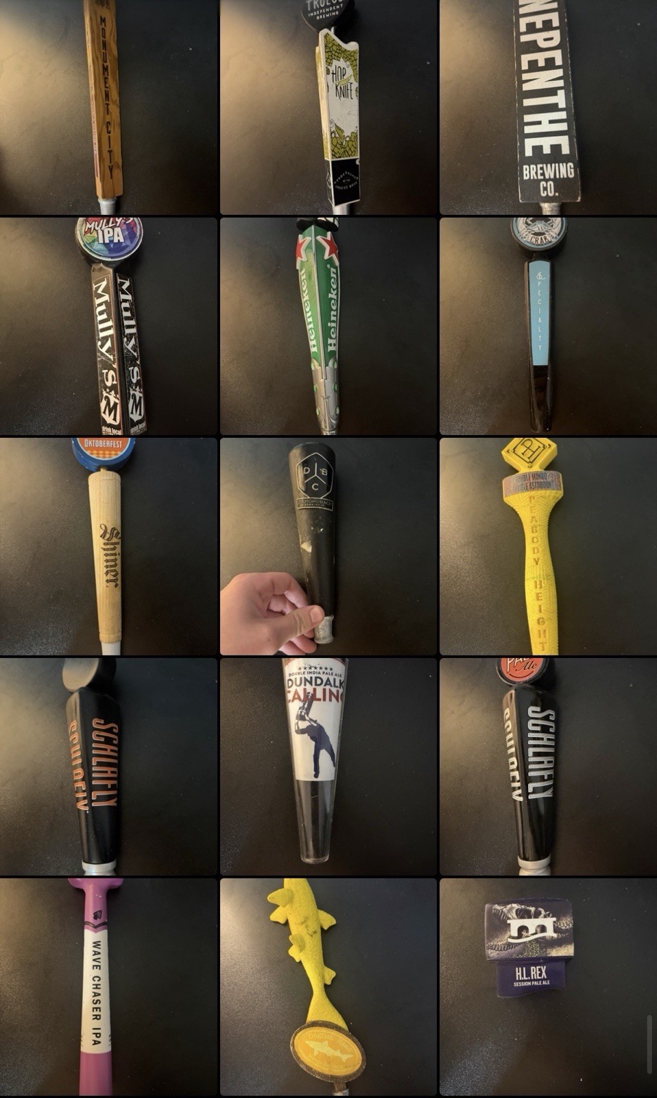 Lot of 48 Beer Tap Handles Brewery Bar Pub Collectibles Mixed Brands