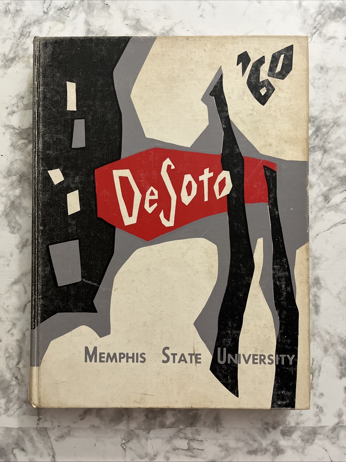 1960 Memphis State University  DeSoto Yearbook Vintage MCM