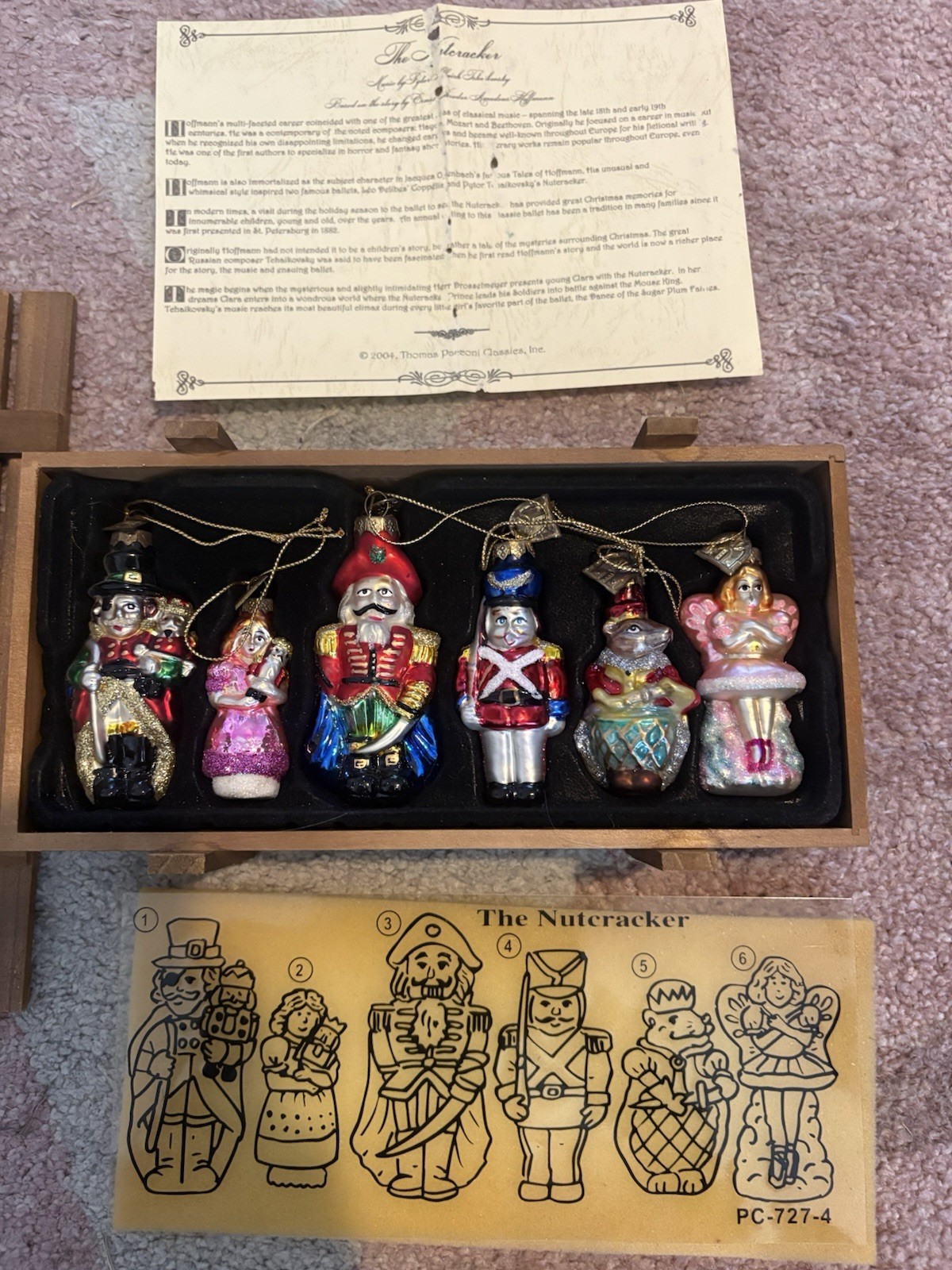 Thomas Pacconi Classic Museum Series Hand Blown Glass Christmas Ornaments