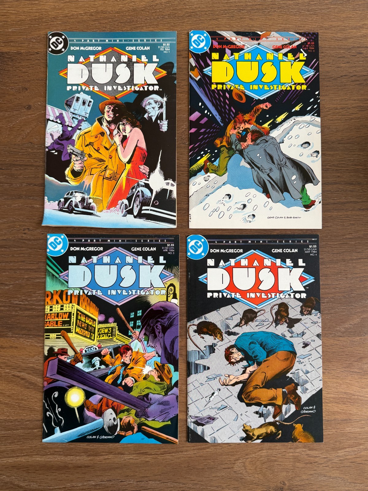 Nathaniel Dusk Vol 1 #1-4 DC Comics (1984) - Complete Set, 4 Book Lot