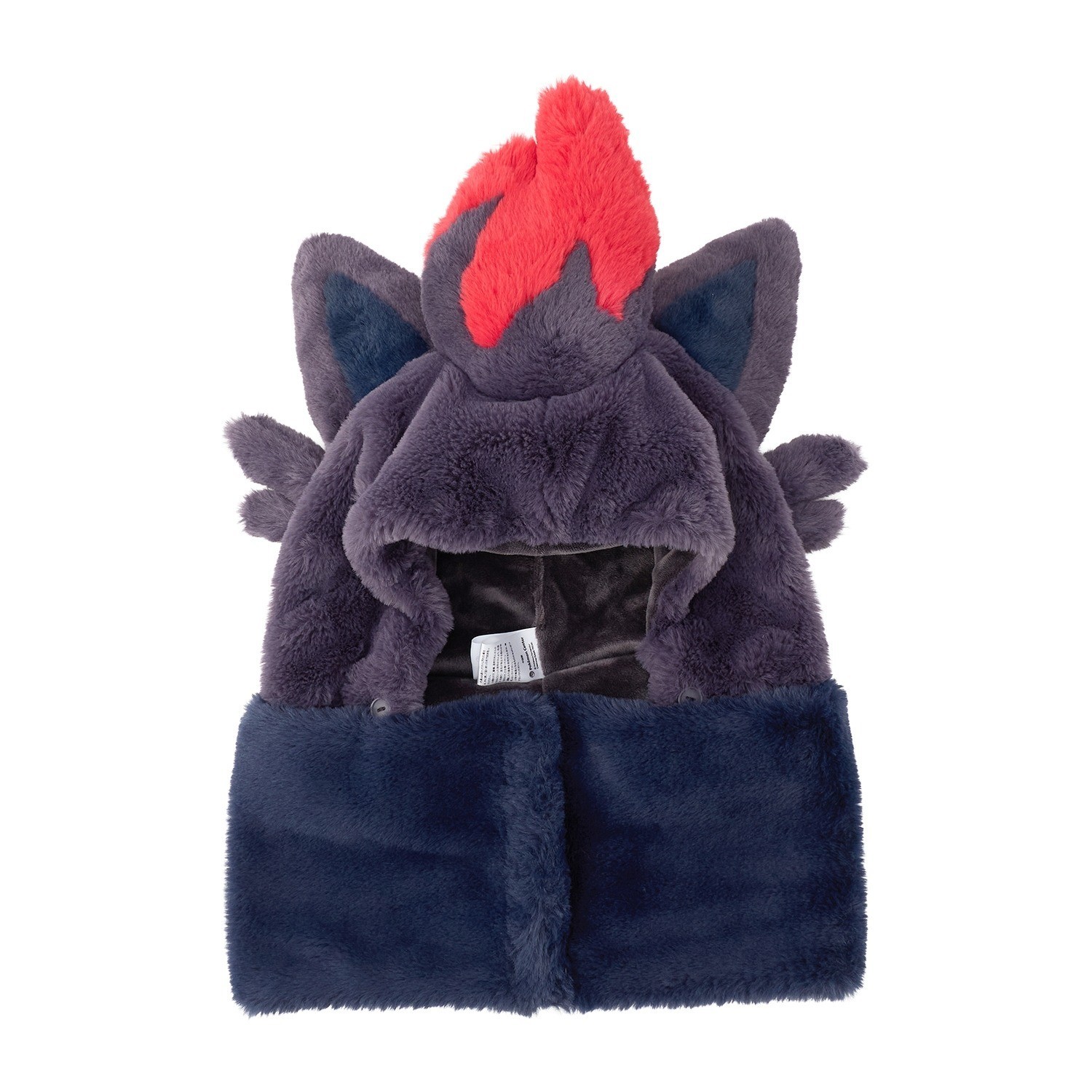 2026 Halloween Pokemon Center Zorua & Zoroark Reversible Neck Warmer Hood