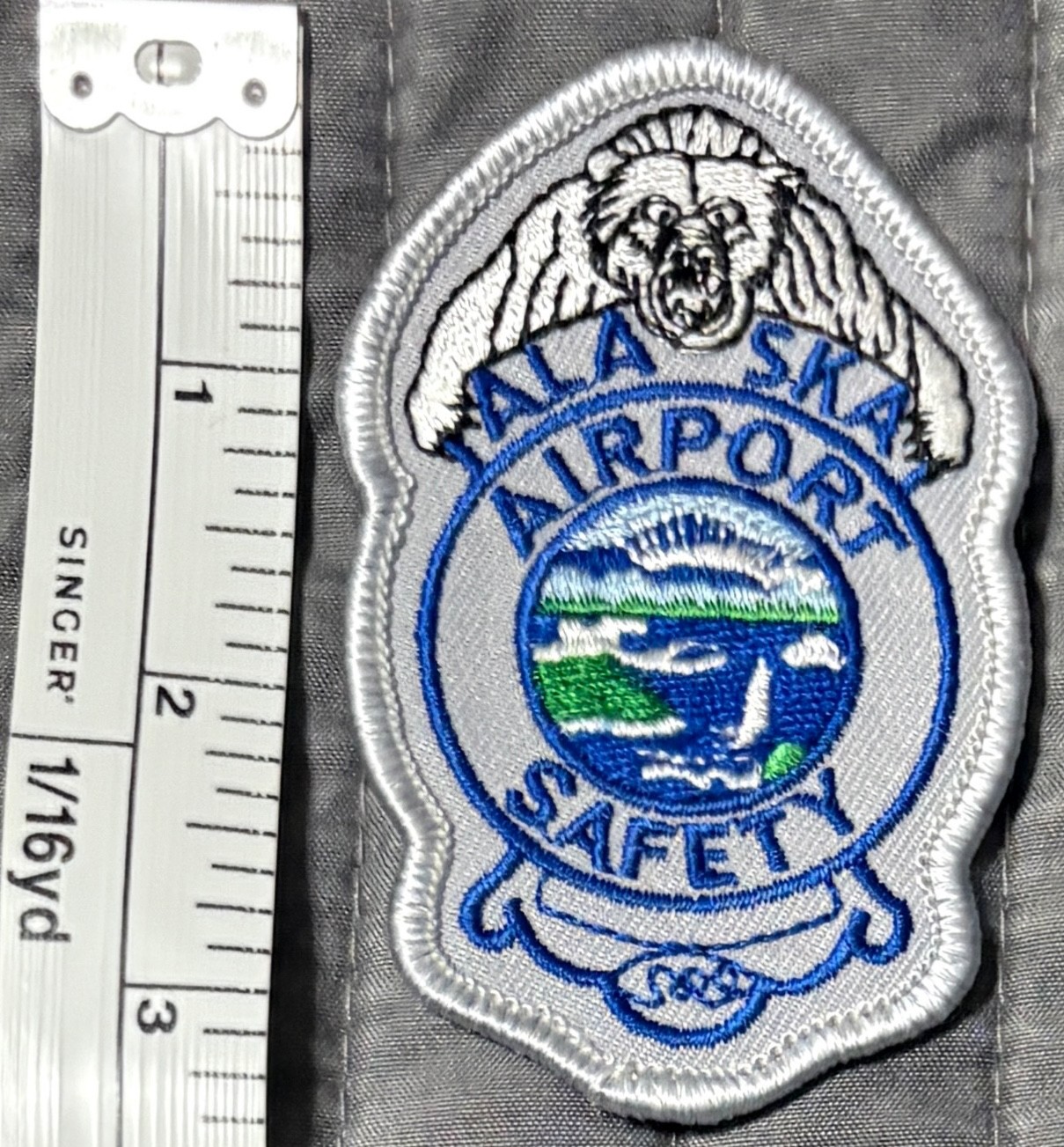Vintage Obsolete Alaska AK Airport Safety Patch