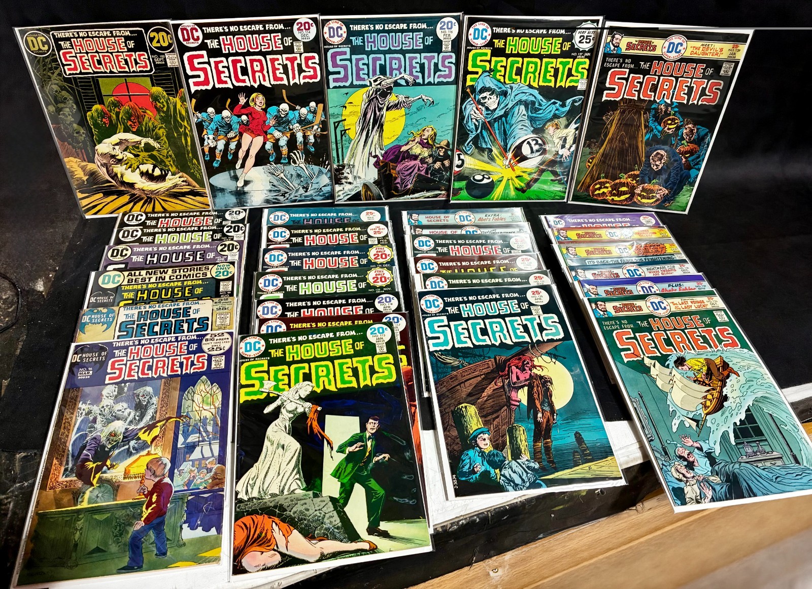 HOUSE OF SECRETS Bronze Age DC 30 Issues Comic Book Lot Wrightson Cardy 96-143