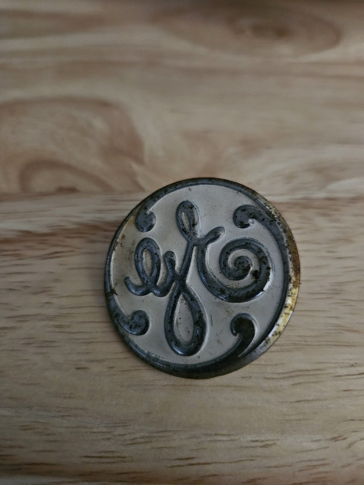 Vintage General Electric Refrigerator Emblem