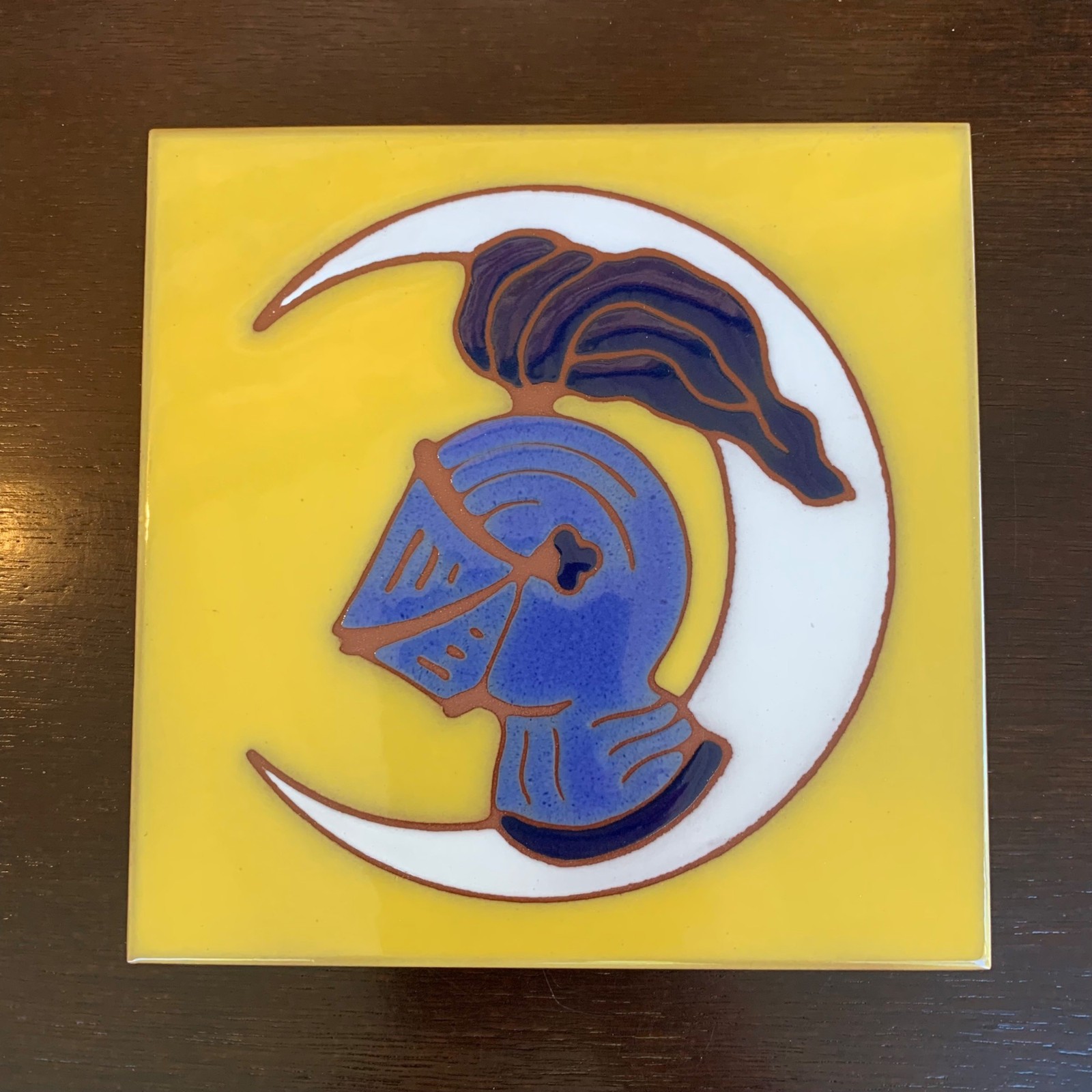 Knights Of Momus Besheer Art Tile Trivets Mardi Gras Carnival New Orleans Moon  