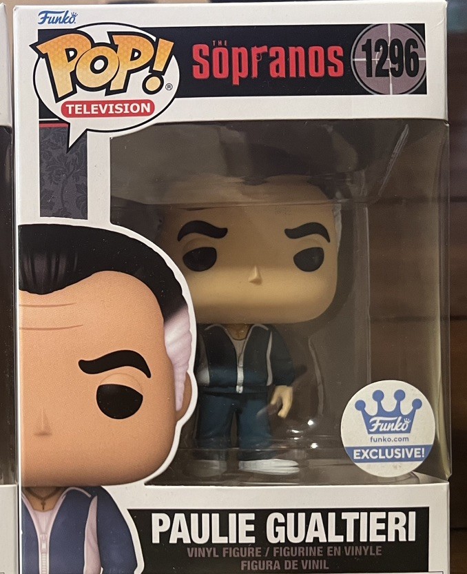 Funko Pop The Sopranos Paulie Gualtieri Exclusive #1296 Error Eyes Never Opened