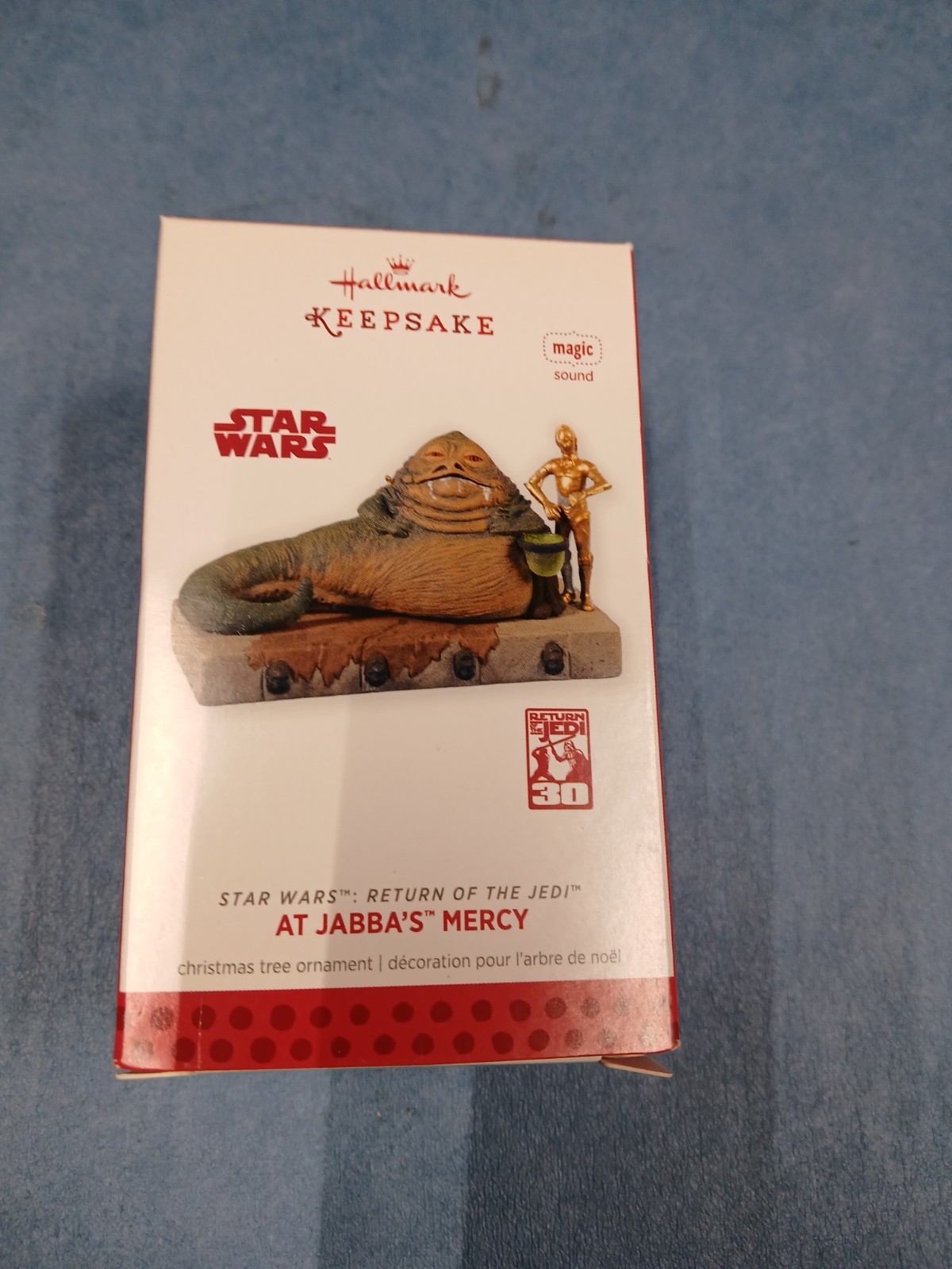Hallmark Keepsake Star Wars At Jabba's Mercy Jabba the Hutt C-3PO Sound Ornament