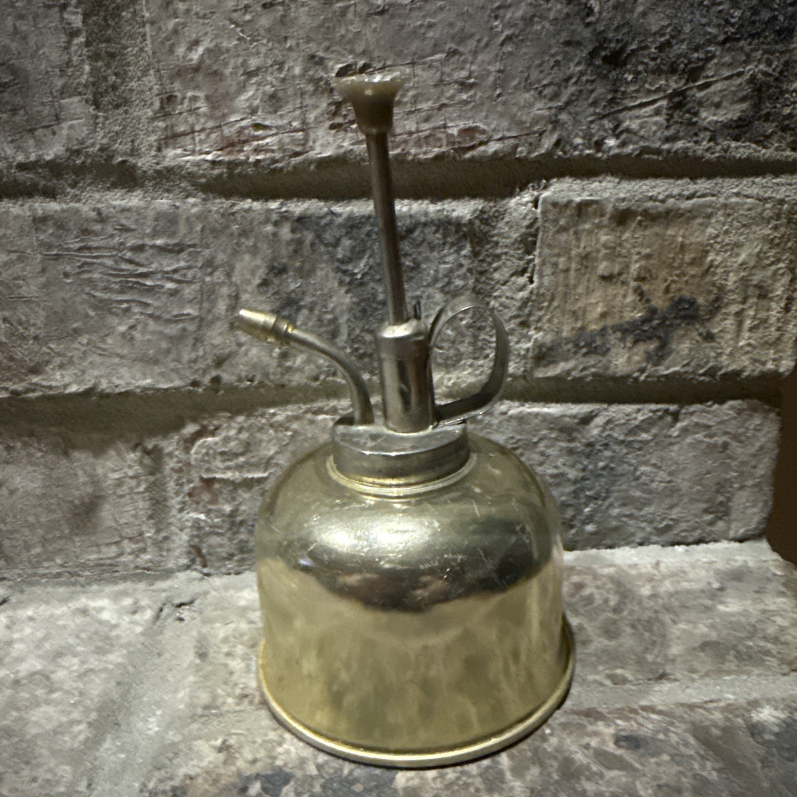 Vintage Brass Atomizer Water Mister Pump Sprayer Diffuser Plant Watering Mister