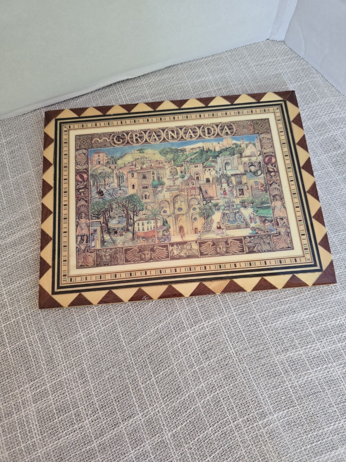 Inlaid Wooden Art 8 1/2 \ Inlaid Wooden Art 8 1/2 \