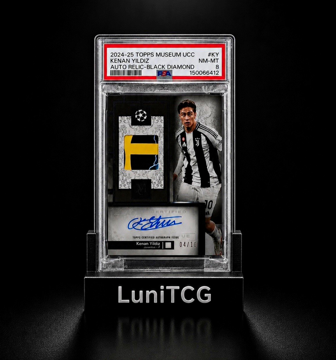 Topps 2024-25 Museum UCC Kenan Yildiz Juventus MAR-KY Auto Jersey /10