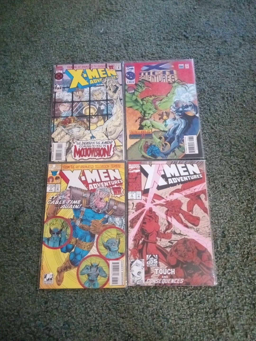 Marvel Comics X-Men Adventures #4,#7,#8,#11 Lot Of 4 Modern Age NM Great Issues