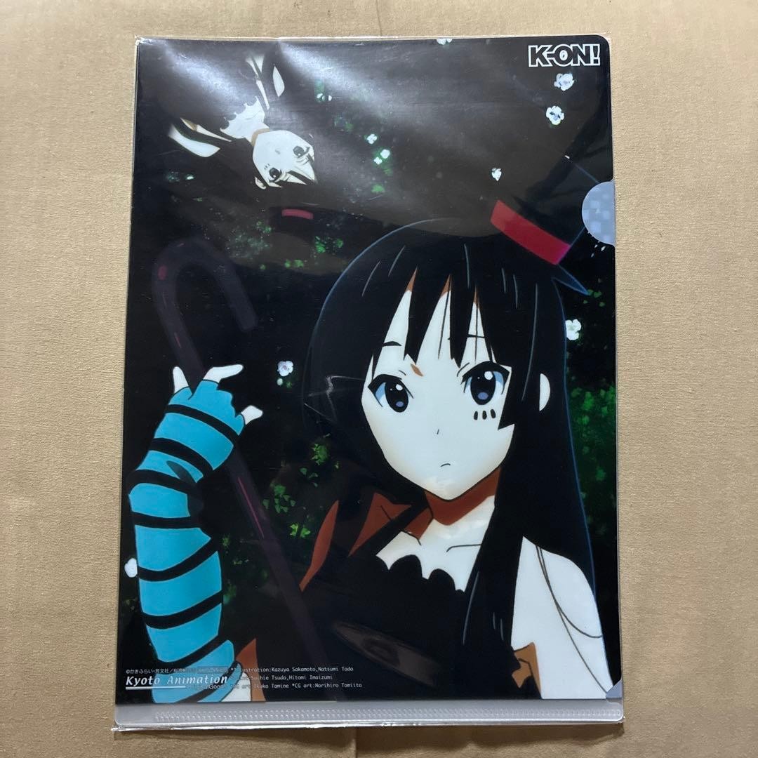 K-ON Newly Drawn Clear File Akimitsu Mio Kyoto Animation