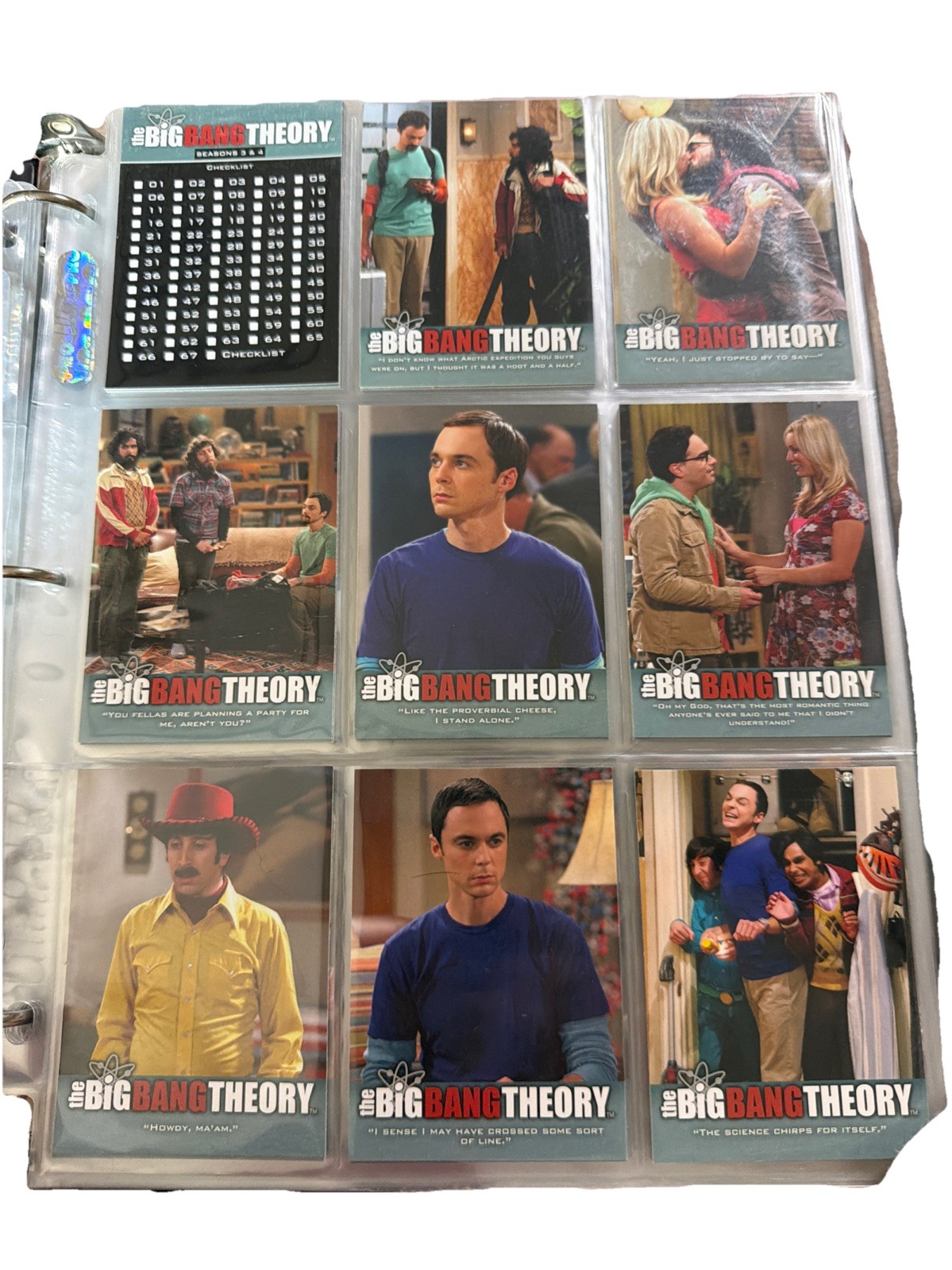 The Big Bang Theory Seasons 3 & 4 Trading Card Set by Cryptozoic
