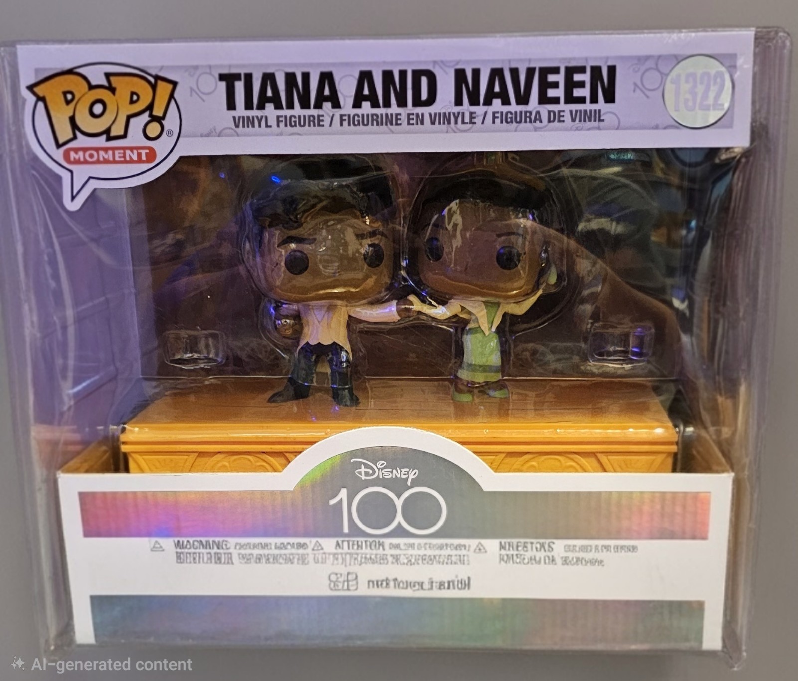 Funko Pop Deluxe Moment Disney\'s Princess and the Frog - Naveen & Tiana Figure Funko Pop Deluxe Moment Disney\'s Princess and the Frog - Naveen & Tiana Figure