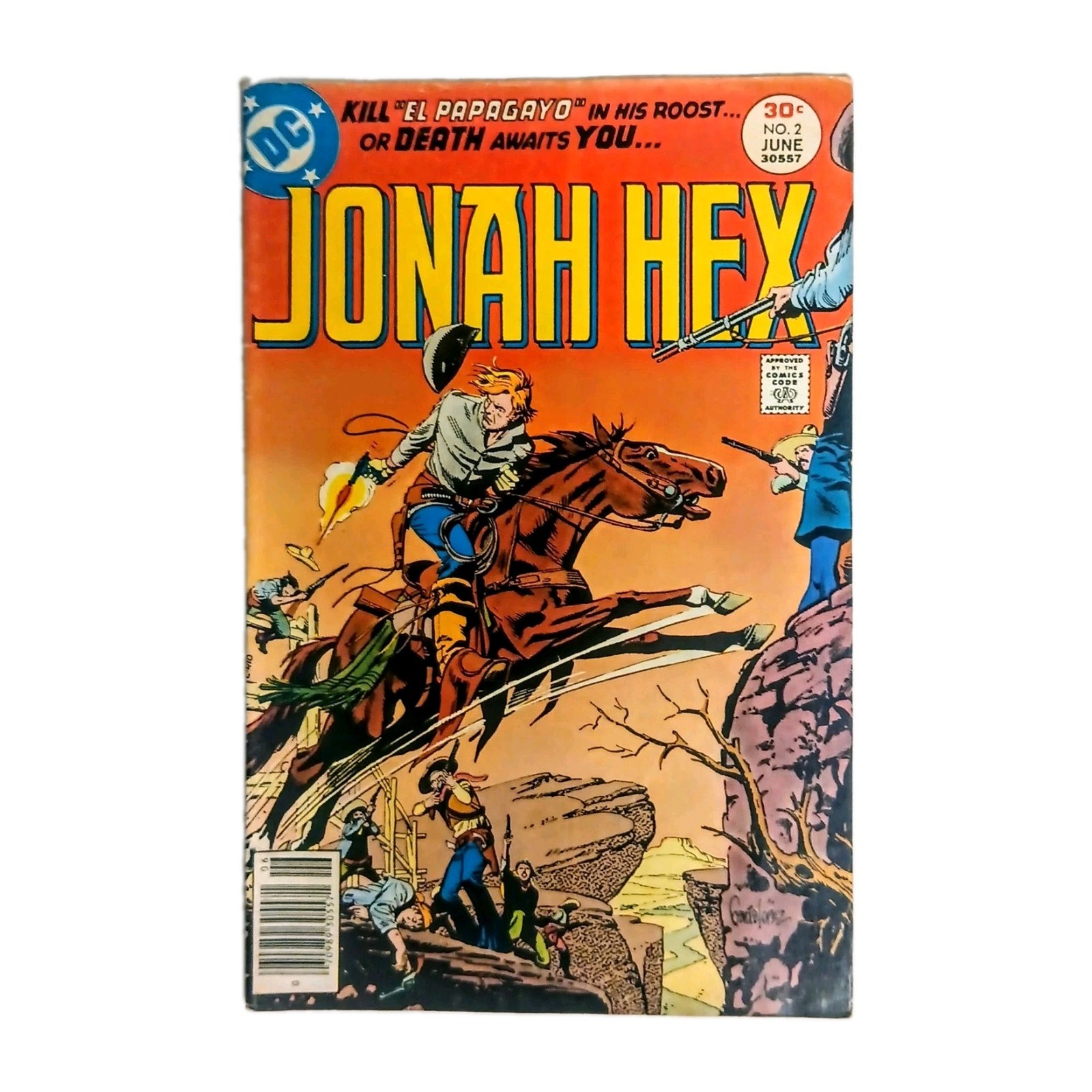 Vintage Jonah Hex #2 DC Comics 1977 1st El Papagayo Garcia-Lopez  