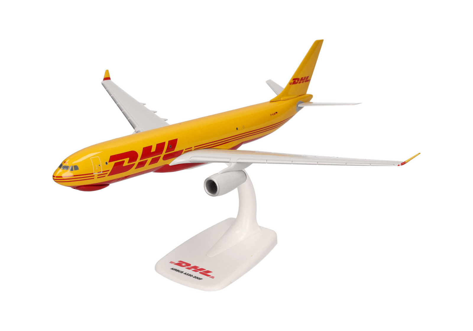 Herpa 614139 DHL European Transport Airbus A330-200F D-ALMA Desk 1/200 AV Model