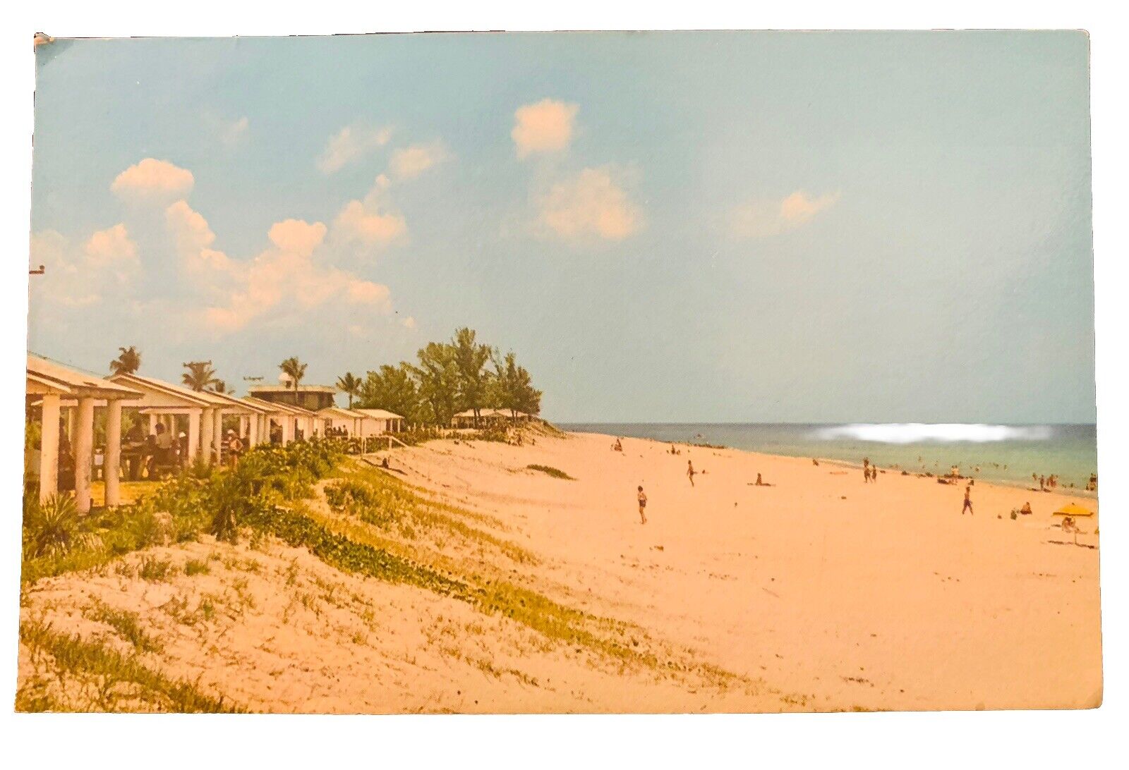 FL Jupiter Florida Jupiter Beach White Sand Atlantic Ocean Beach Day Postcard