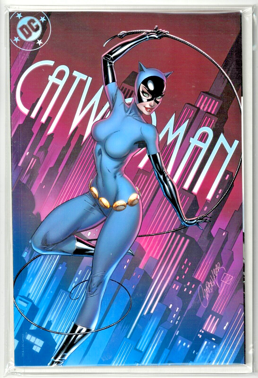 Catwoman 80th Anniv 100-Page Spectacular 2020 DC Cover B Var J. Scott Campbell