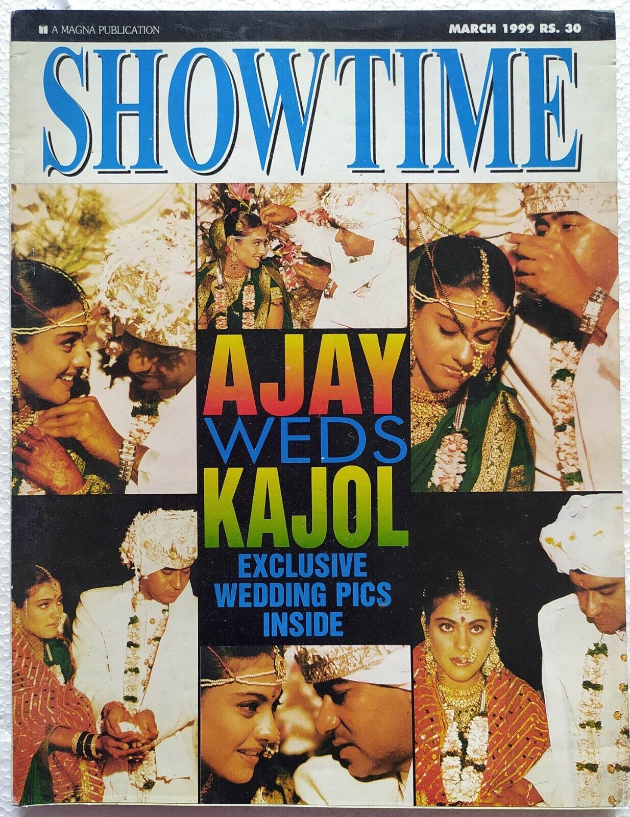 Showtime Mar 1999 Kajol Ajay Akshay Gauri Shah Rukh Rishi Neetu Twinkle Rani