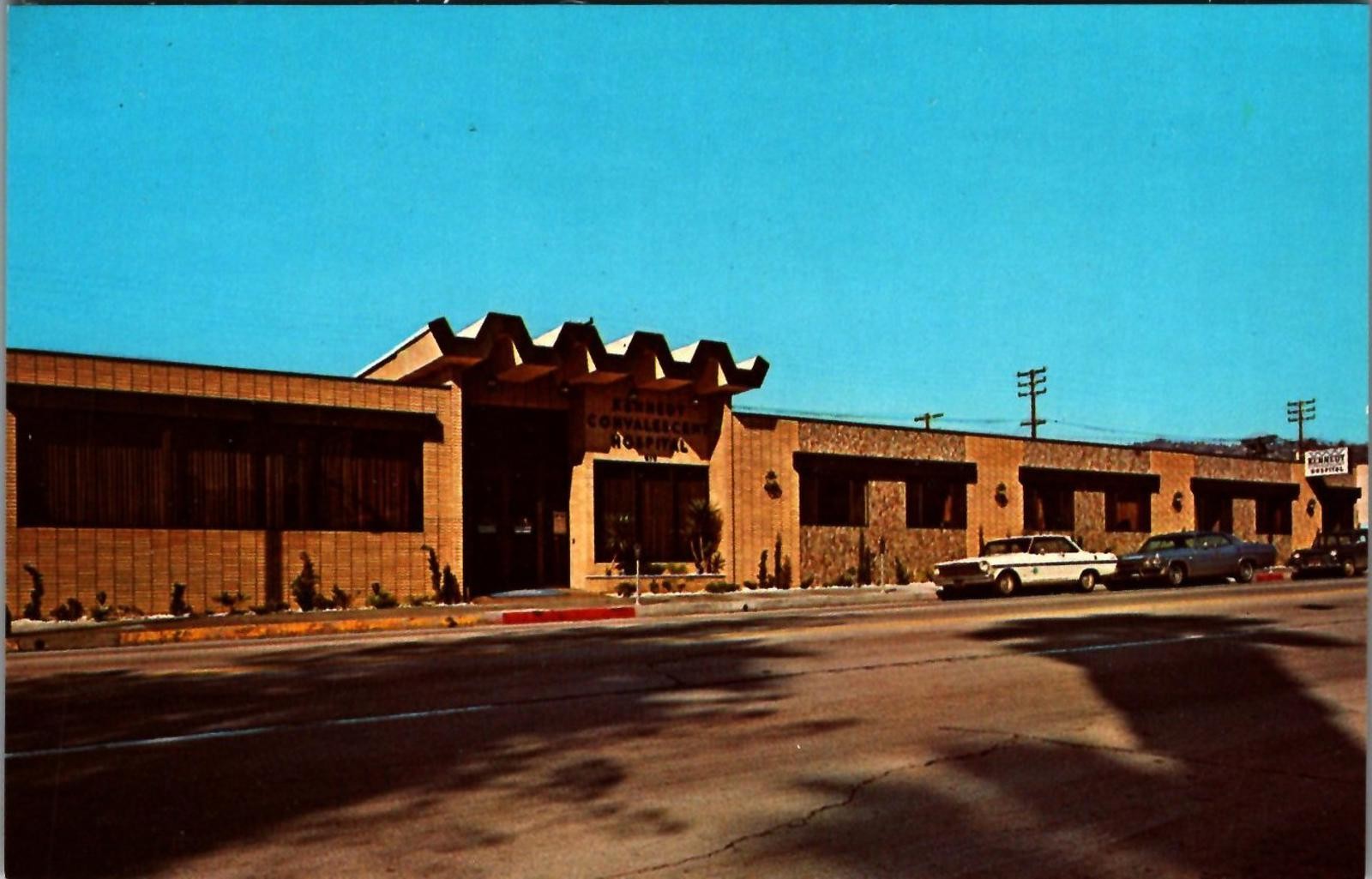 Vintage Kennedy Convalescent Hospital Postcard Los Angeles