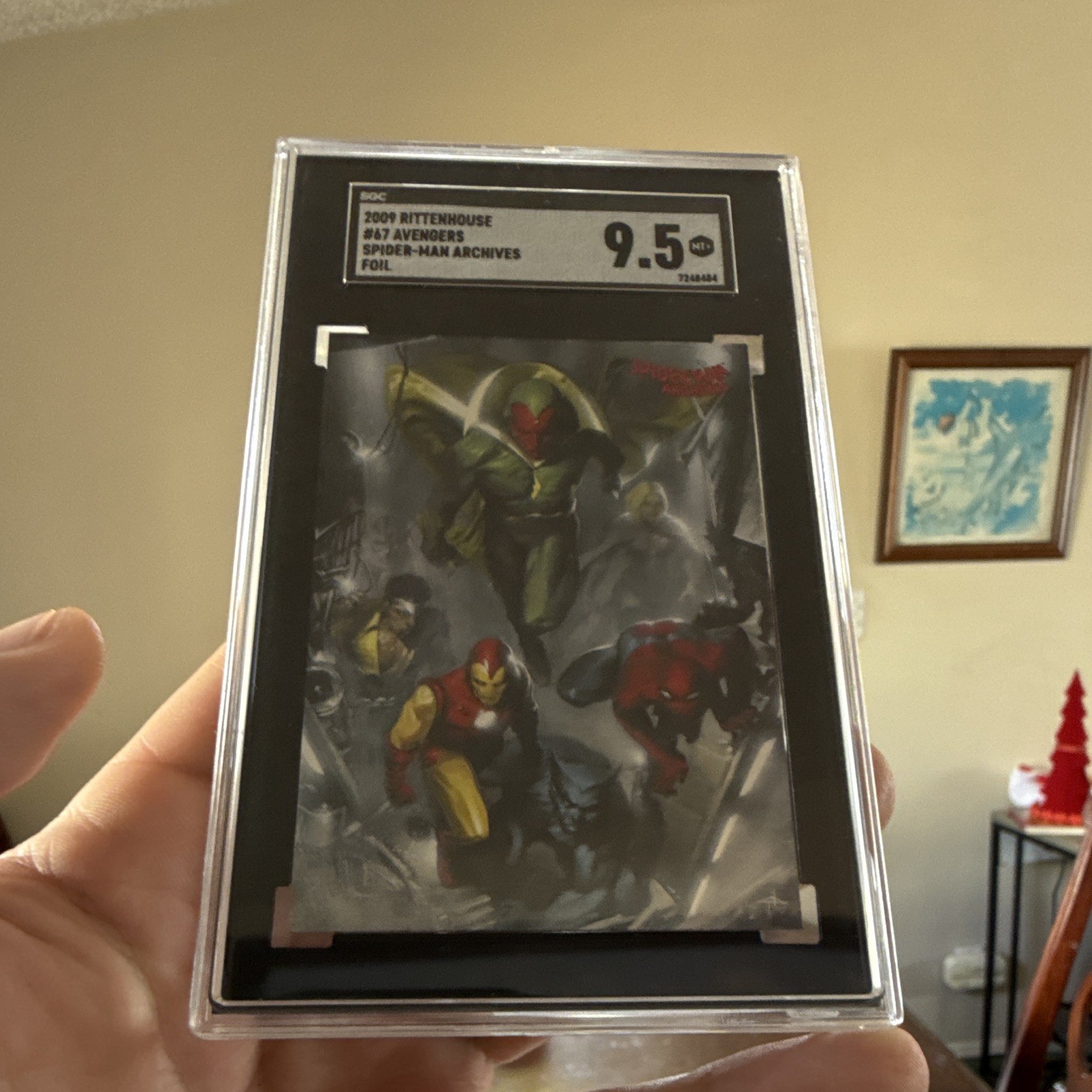 2009 Rittenhouse Spider-Man Archives Avengers #67 Foil SGC 9.5 Spider-Man