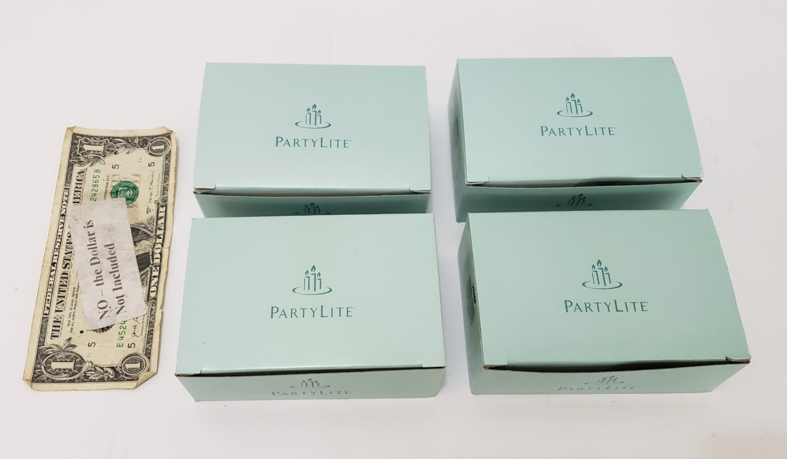 Partylite Tea Light Candles - LOT of 4 Boxes - 12 per Box - 4 Scents Included