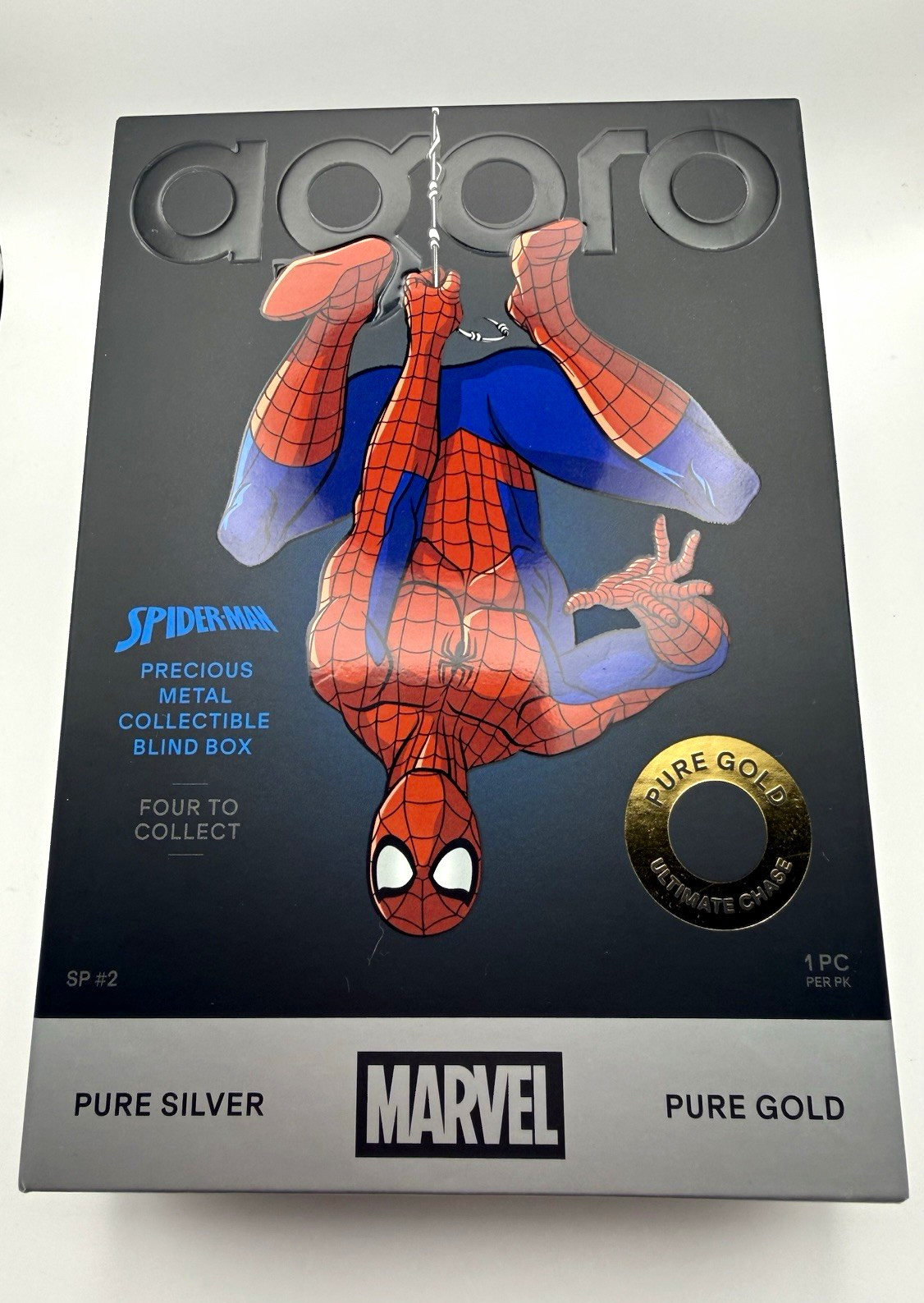 2026 Agoro Marvel Spider-Man Sealed Blind Box 1/2 Oz 