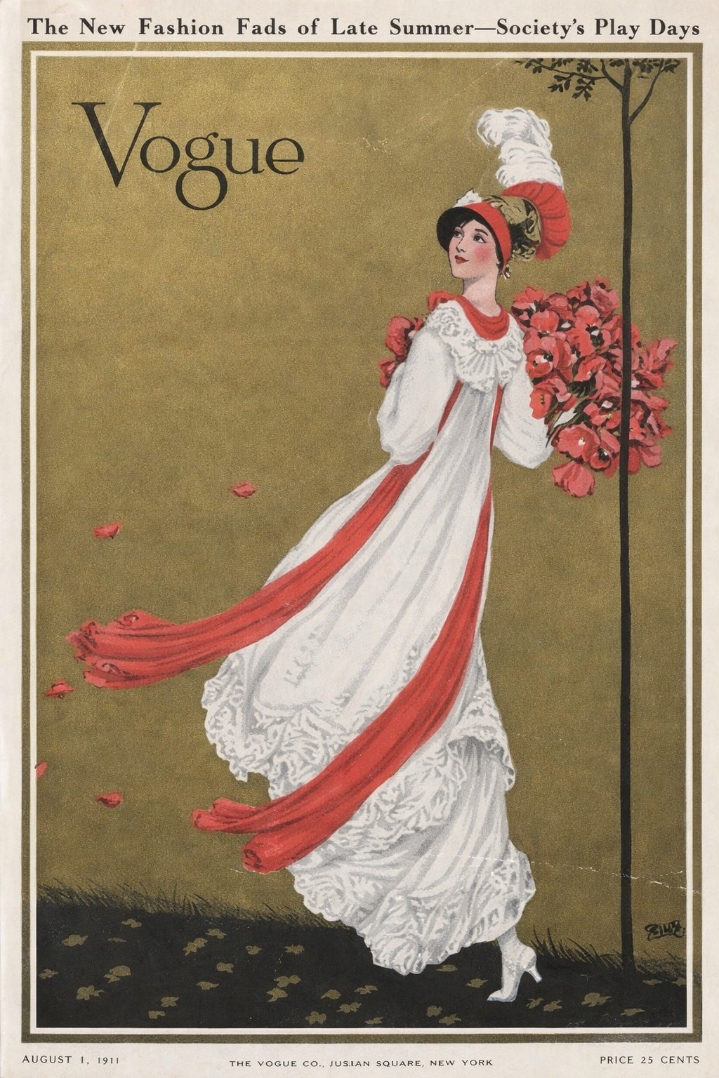 🌟 Vogue 1911 Fashion Poster - New 16x24” Rare Reprint 🤯💯