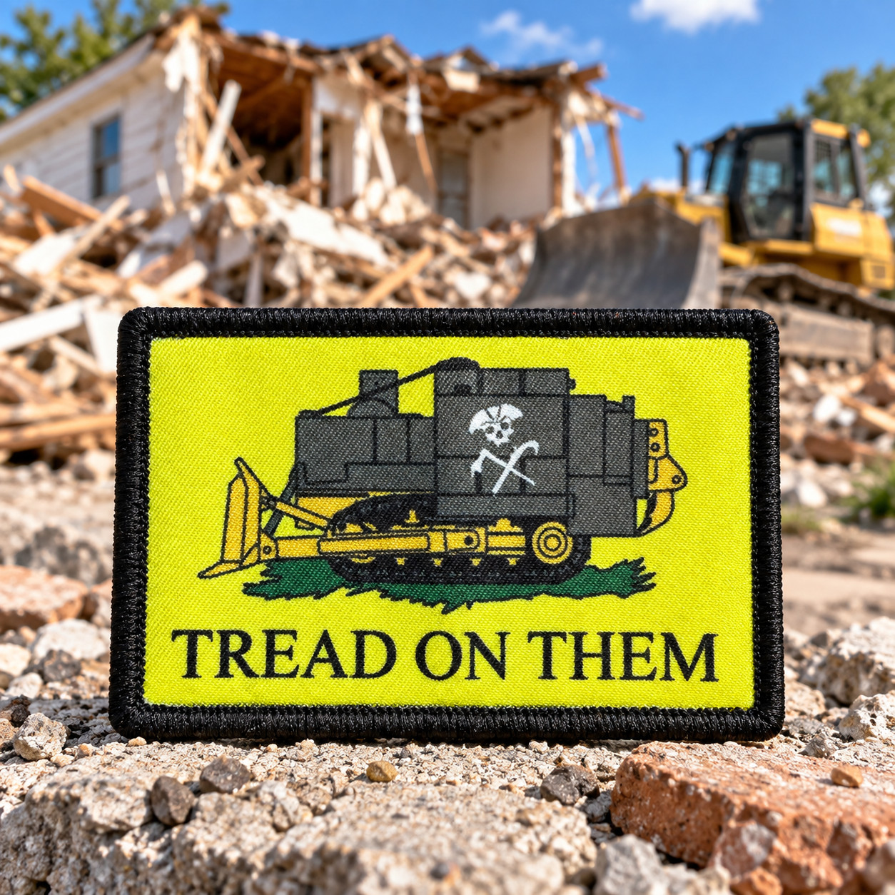 KillDozer Tread on Them Morale Patch Tactical Army Military Tactical