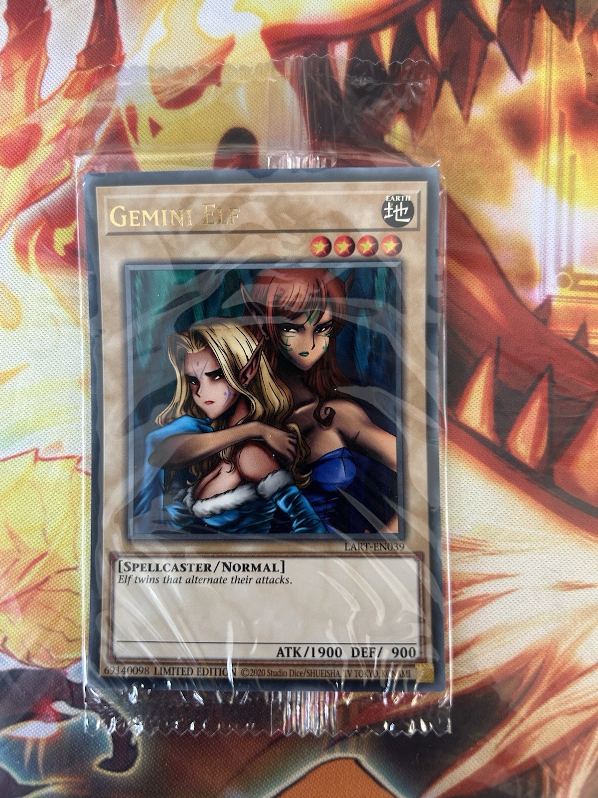 YUGIOH LART-EN039 ULTRA RARE GEMINI ELF SEALED