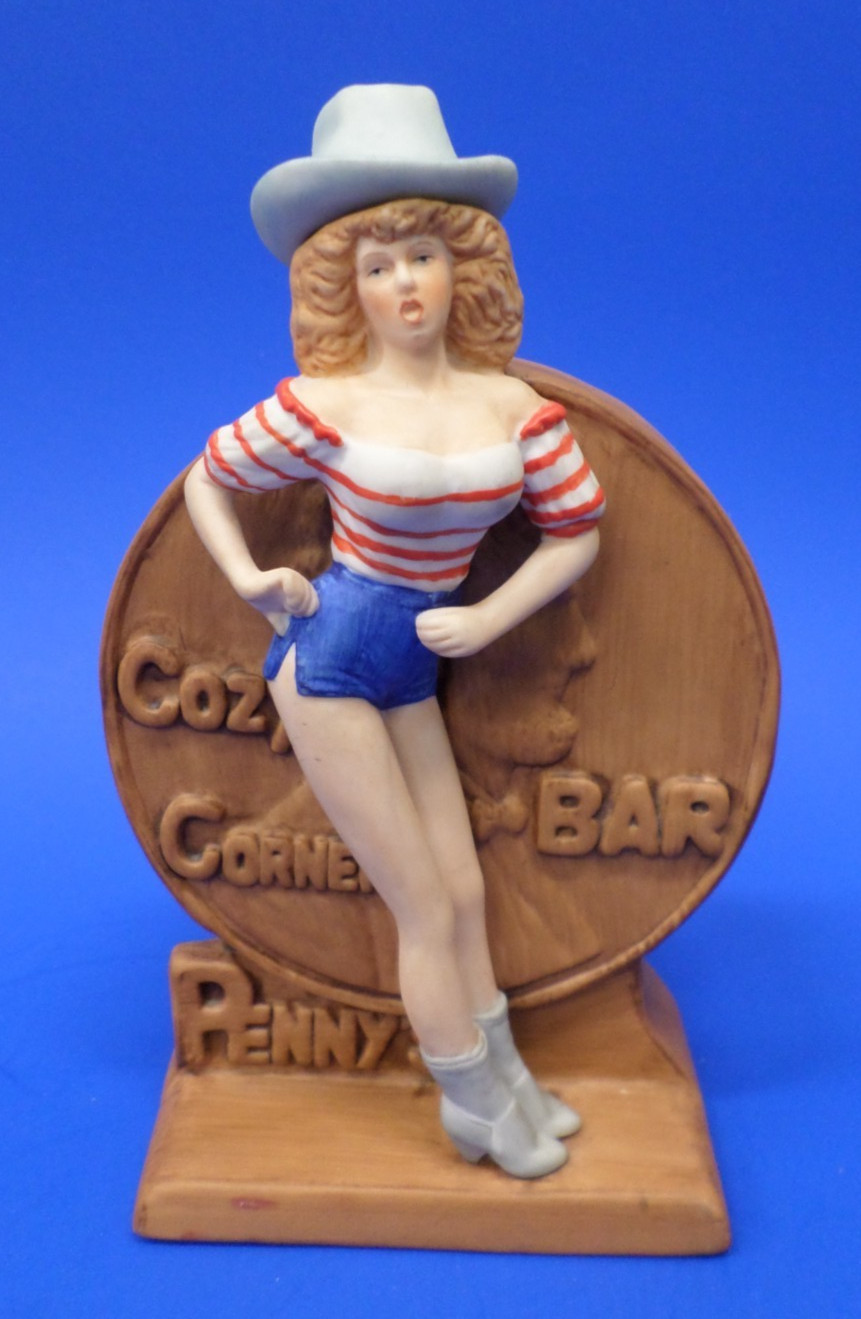 Vintage Dug\'s Decanter PENNY\'S COZY CORNER BAR Winnemucca Nevada Brothel Series