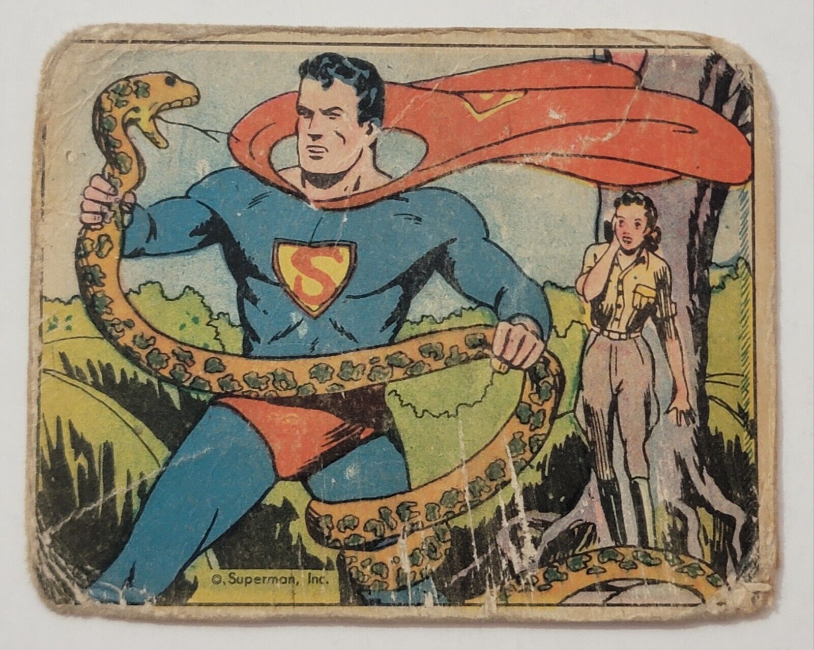 1940 SUPERMAN GUM CARD #35 