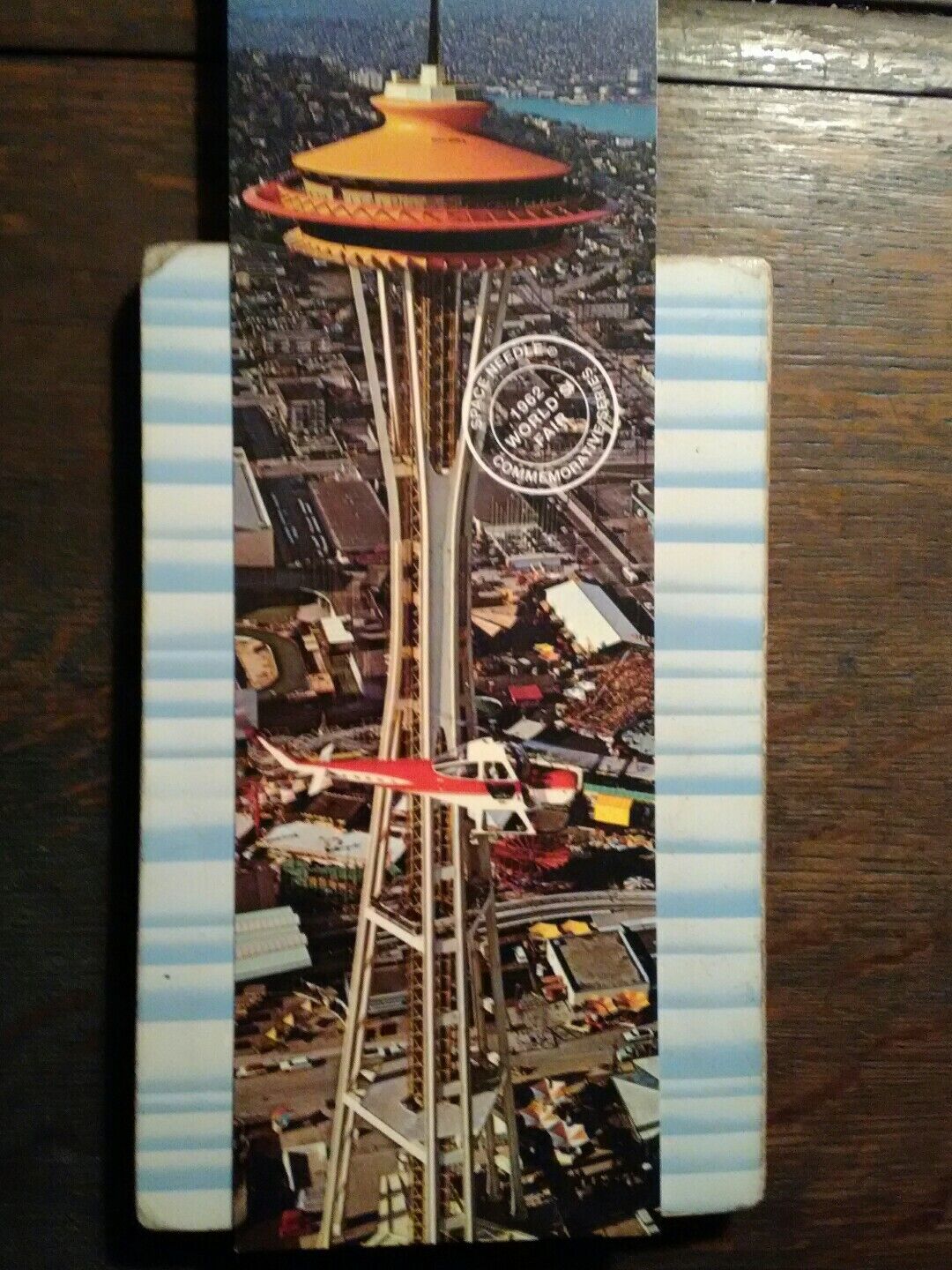 giant photo POST CARD 1962 WORLD'S FAIR SEATTLE WASHINGTON