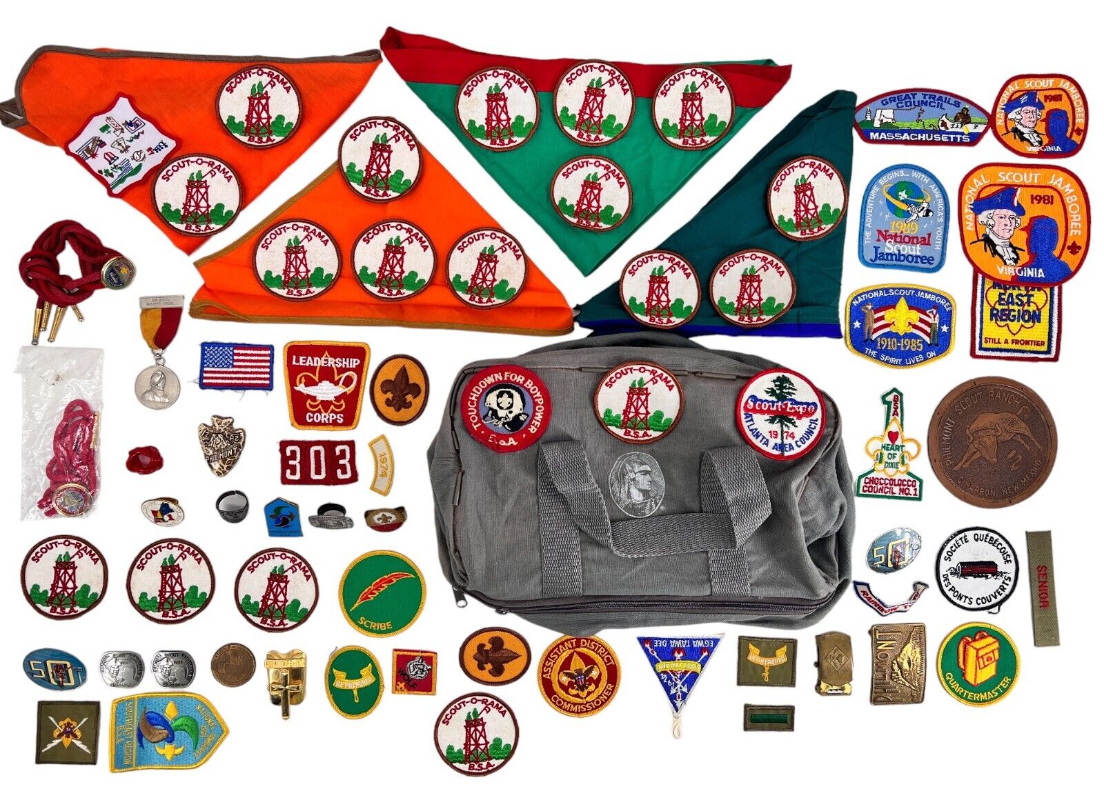 Lot of 68 Vintage BSA Boy Scouts of America Pocket Lodge Flap Patch